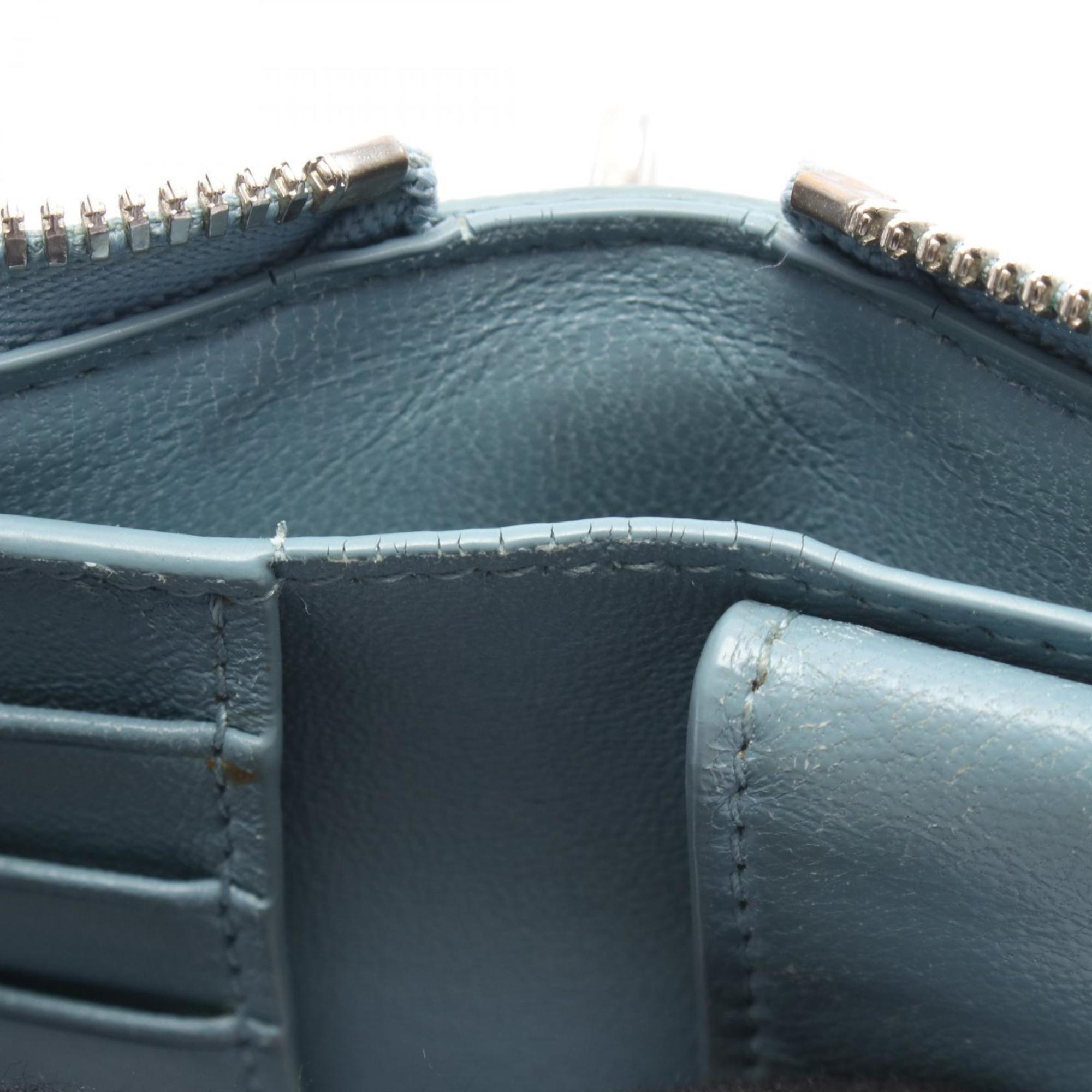Balenciaga Blue Leather Wallet (Bi-Fold) (Pre-Owned)
