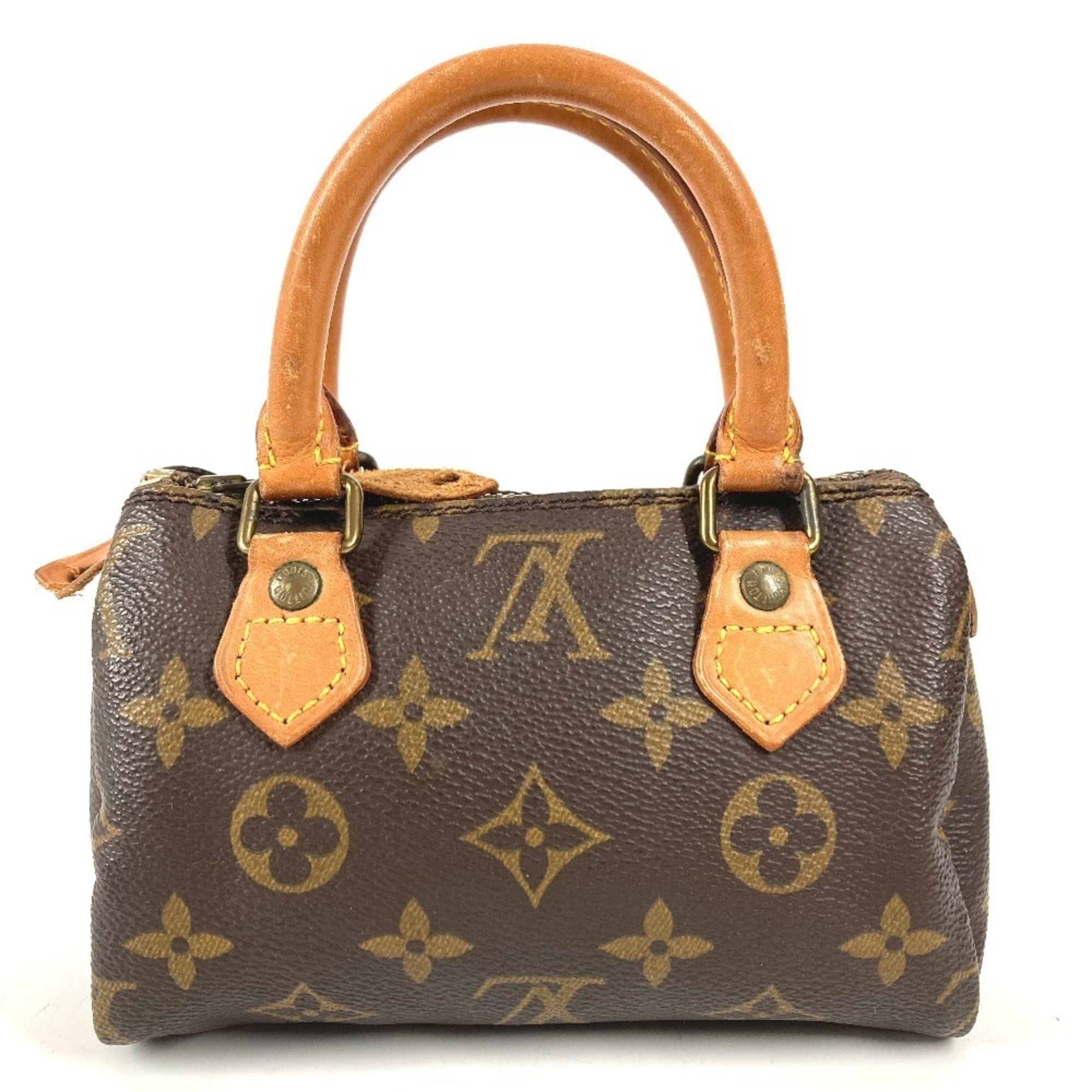 Louis Vuitton Brown Monogram Canvas Monogram Handbag Pouch (Pre-Owned)