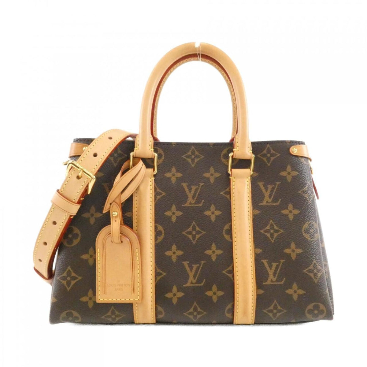 Louis Vuitton Marron Coated Canvas Handbag (Pre-Owned)