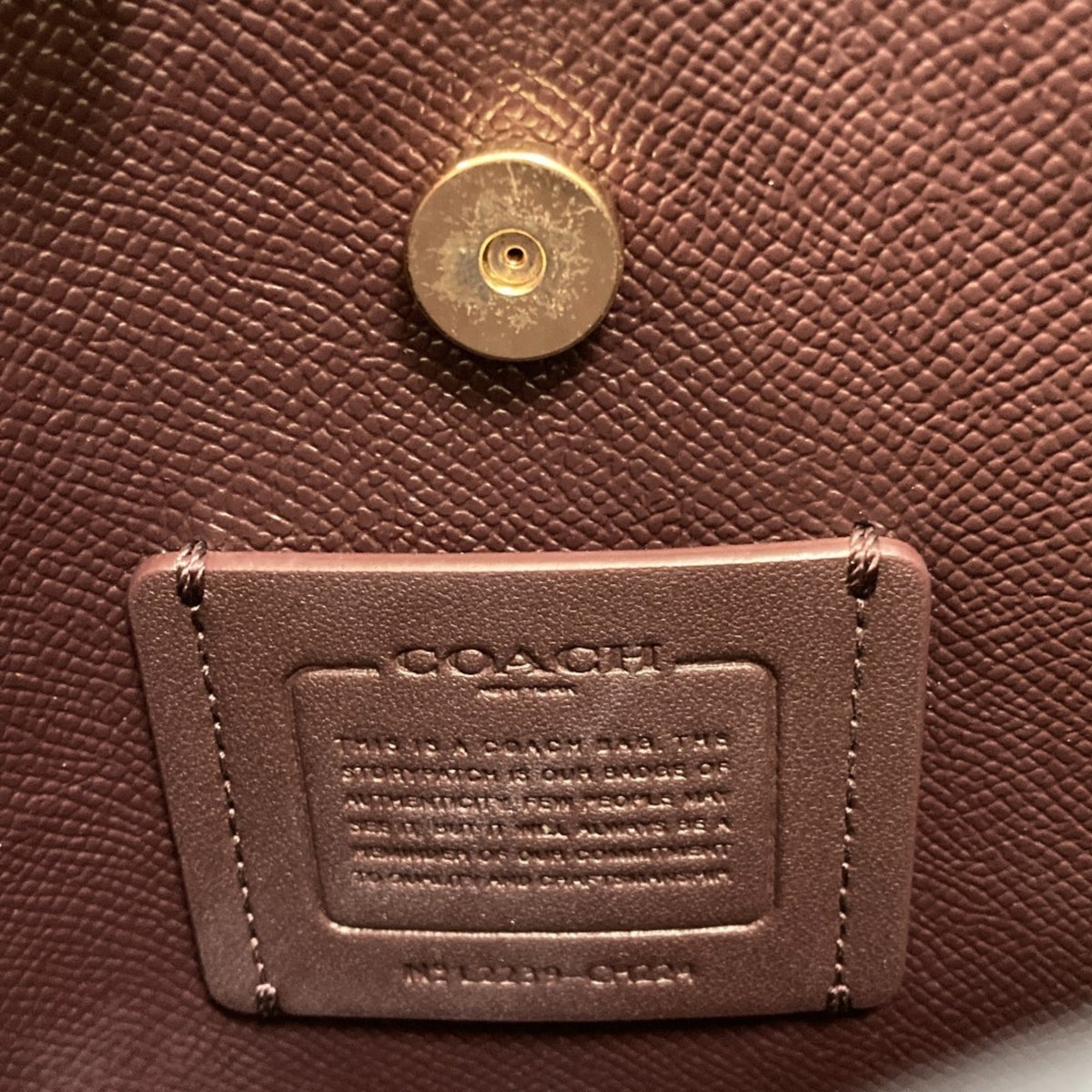Coach Dark Blue Shoulder Bag (Pre-Owned)