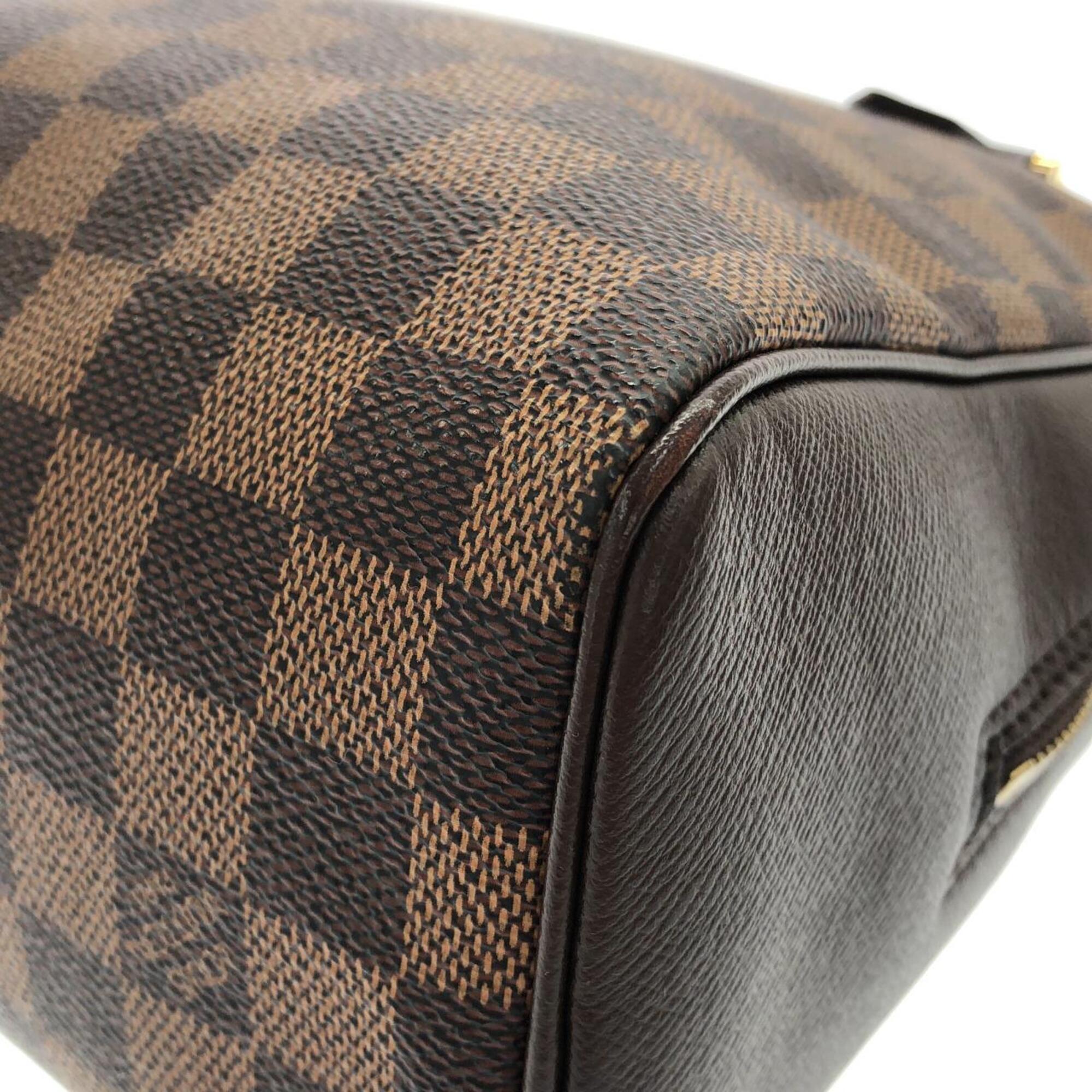 Louis Vuitton Damier Damier Canvas Ebene Damier Canvas Handbag (Pre-Owned)