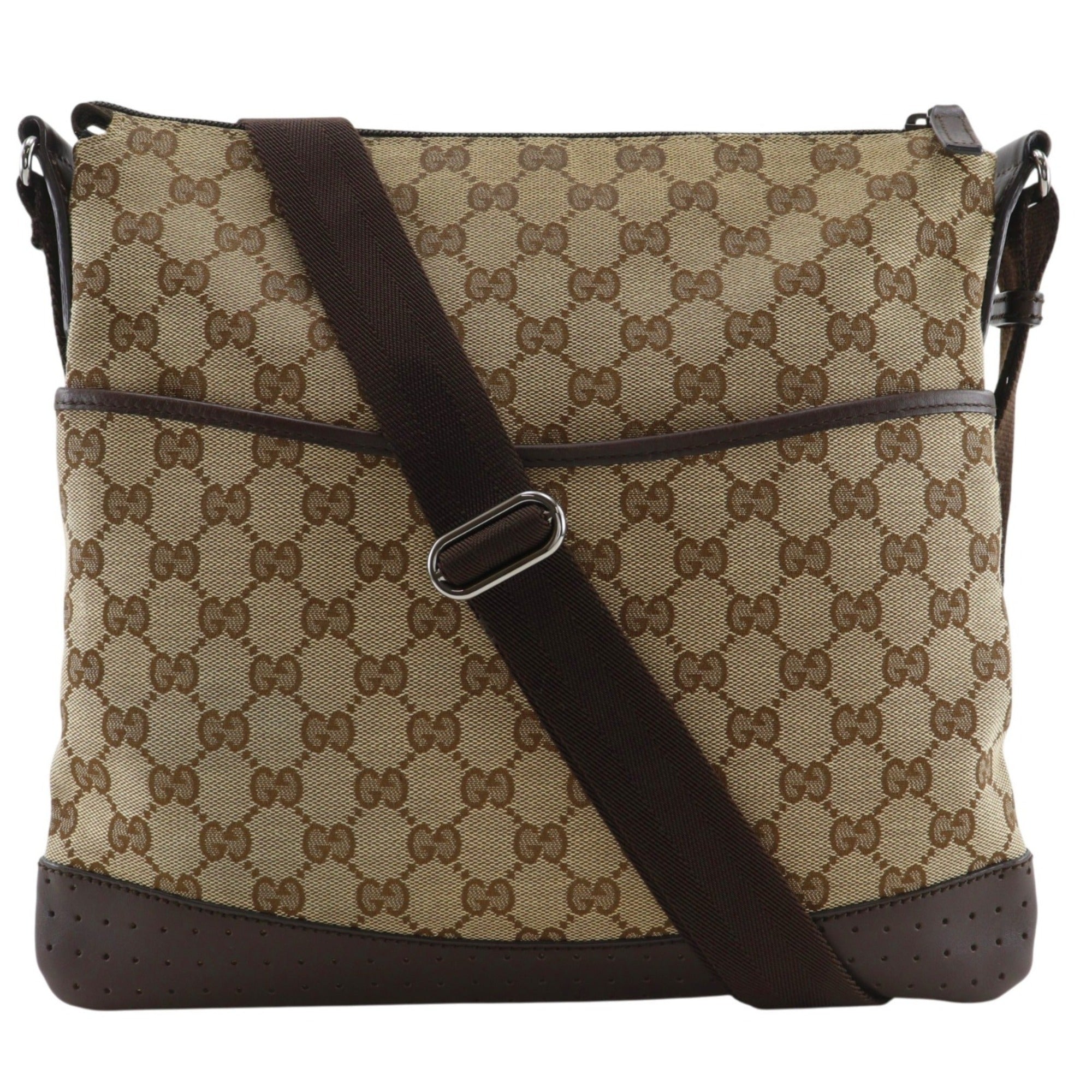 Gucci Brown Gg Canvas Shoulder Bag (Pre-Owned)
