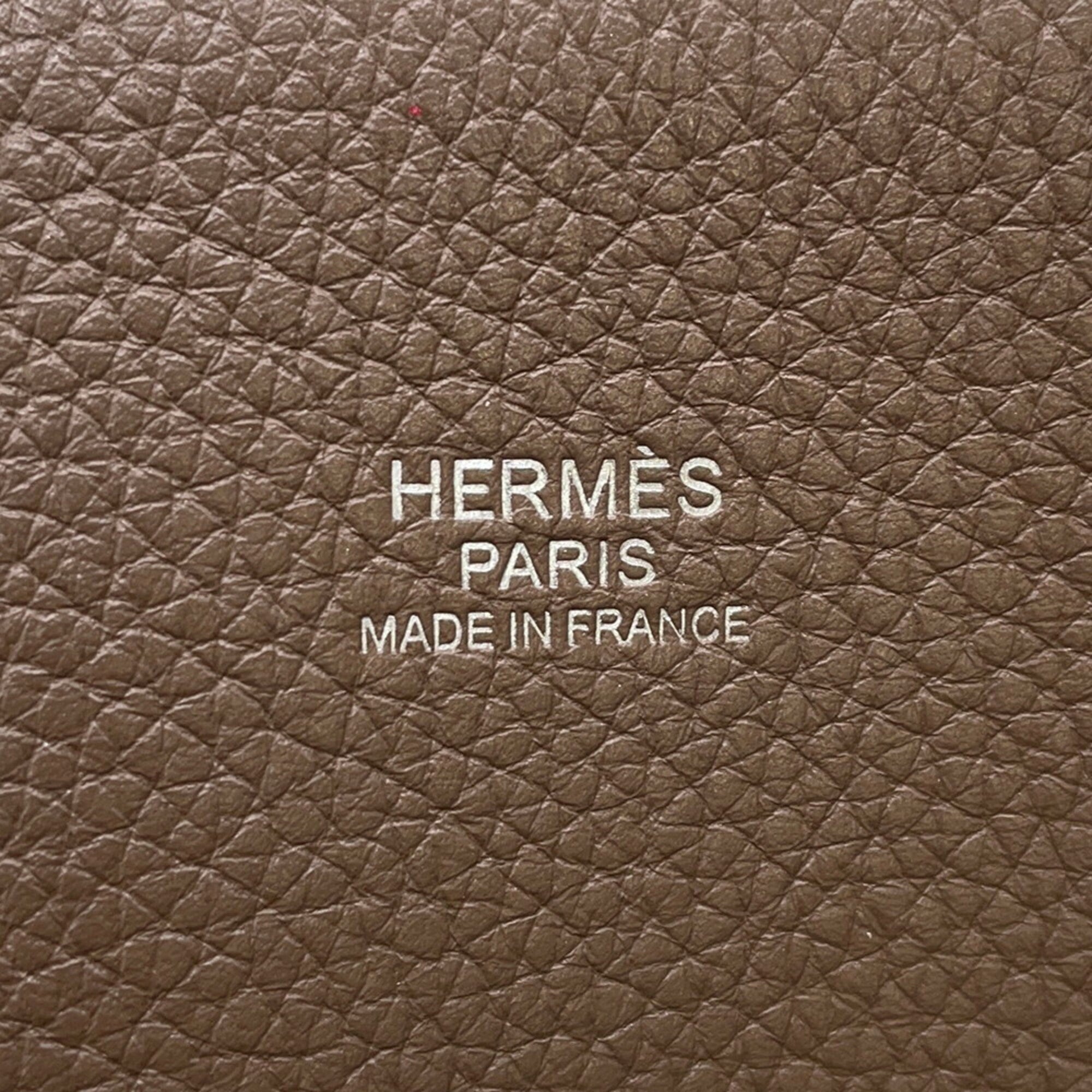 Hermes Etoupe Gray Handbag (Pre-Owned)