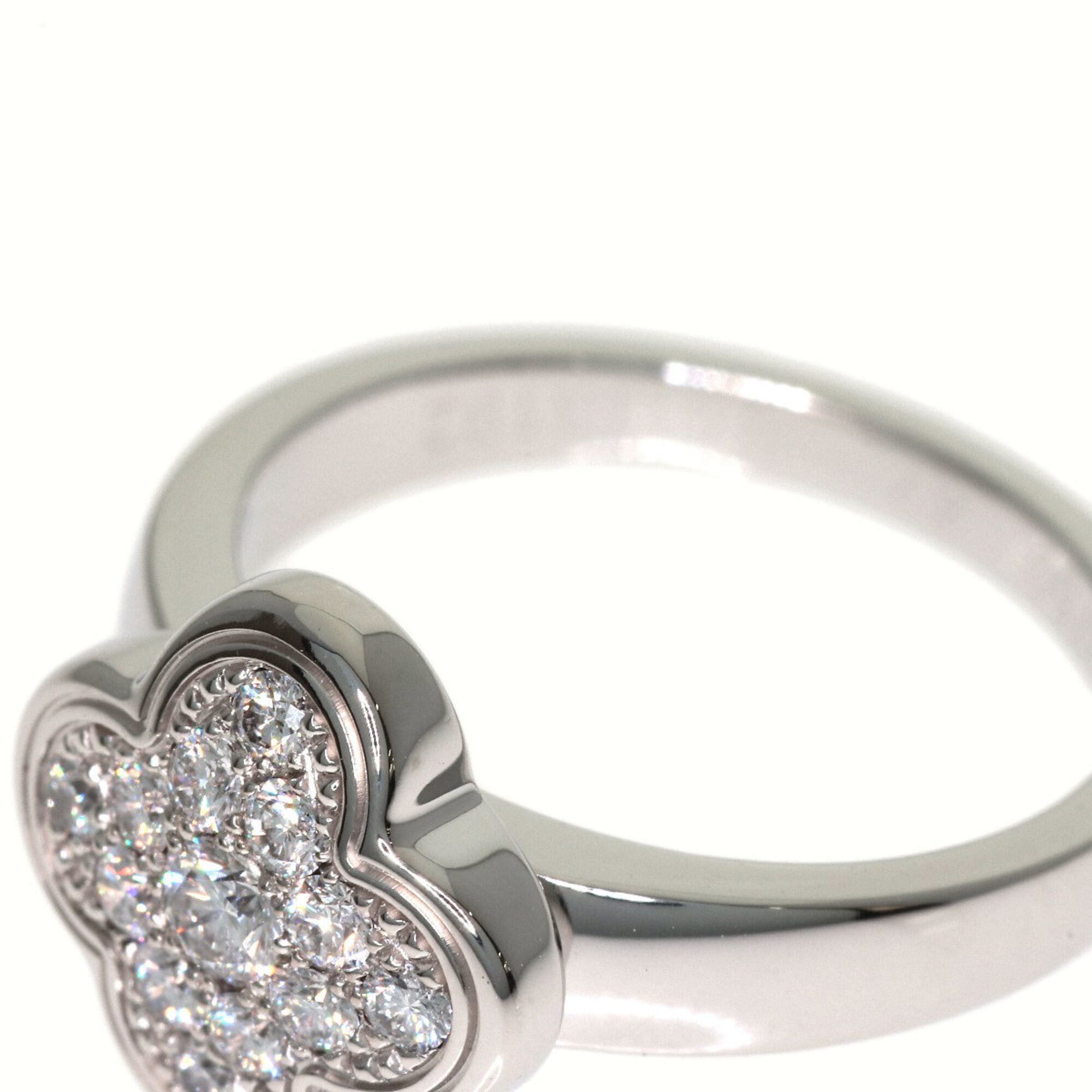 Van Cleef & Arpels White Gold White Gold Band Ring (Pre-Owned)