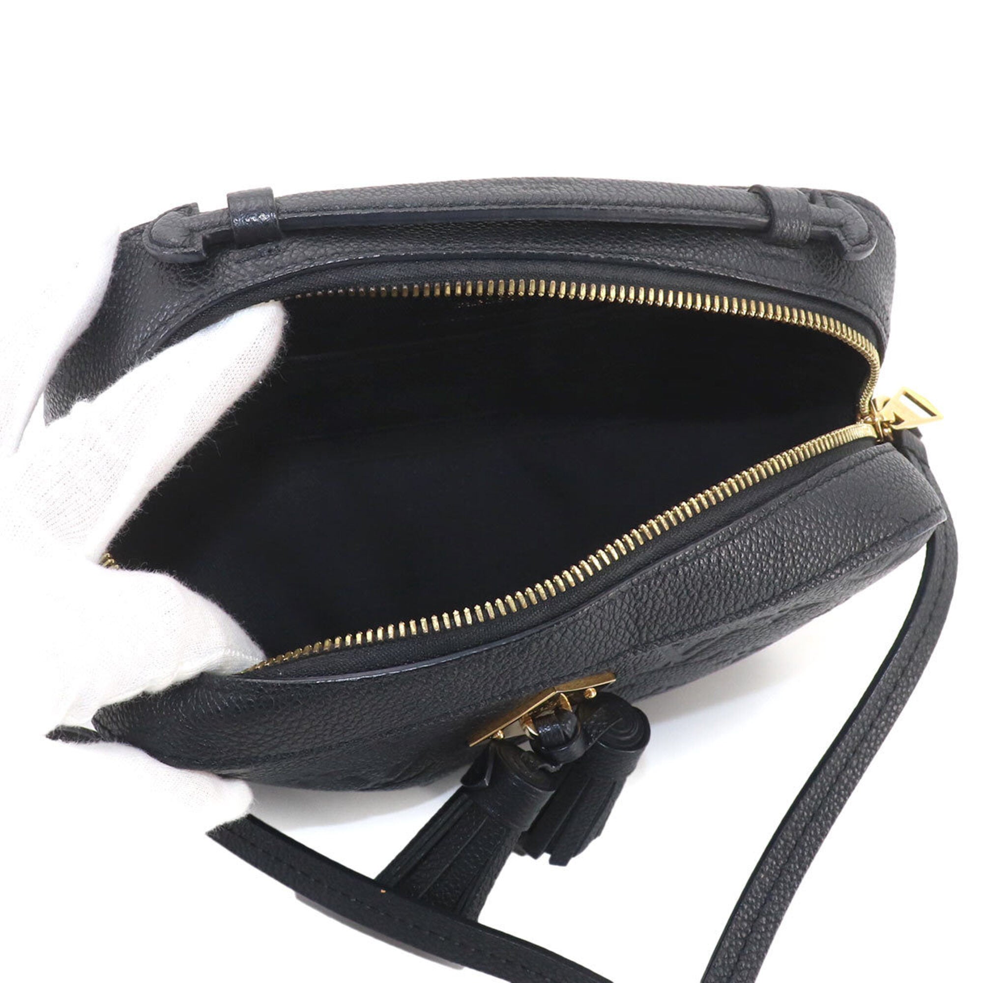 Louis Vuitton Black Noir Monogram Empreinte Handbag Shoulder Bag (Pre-Owned)