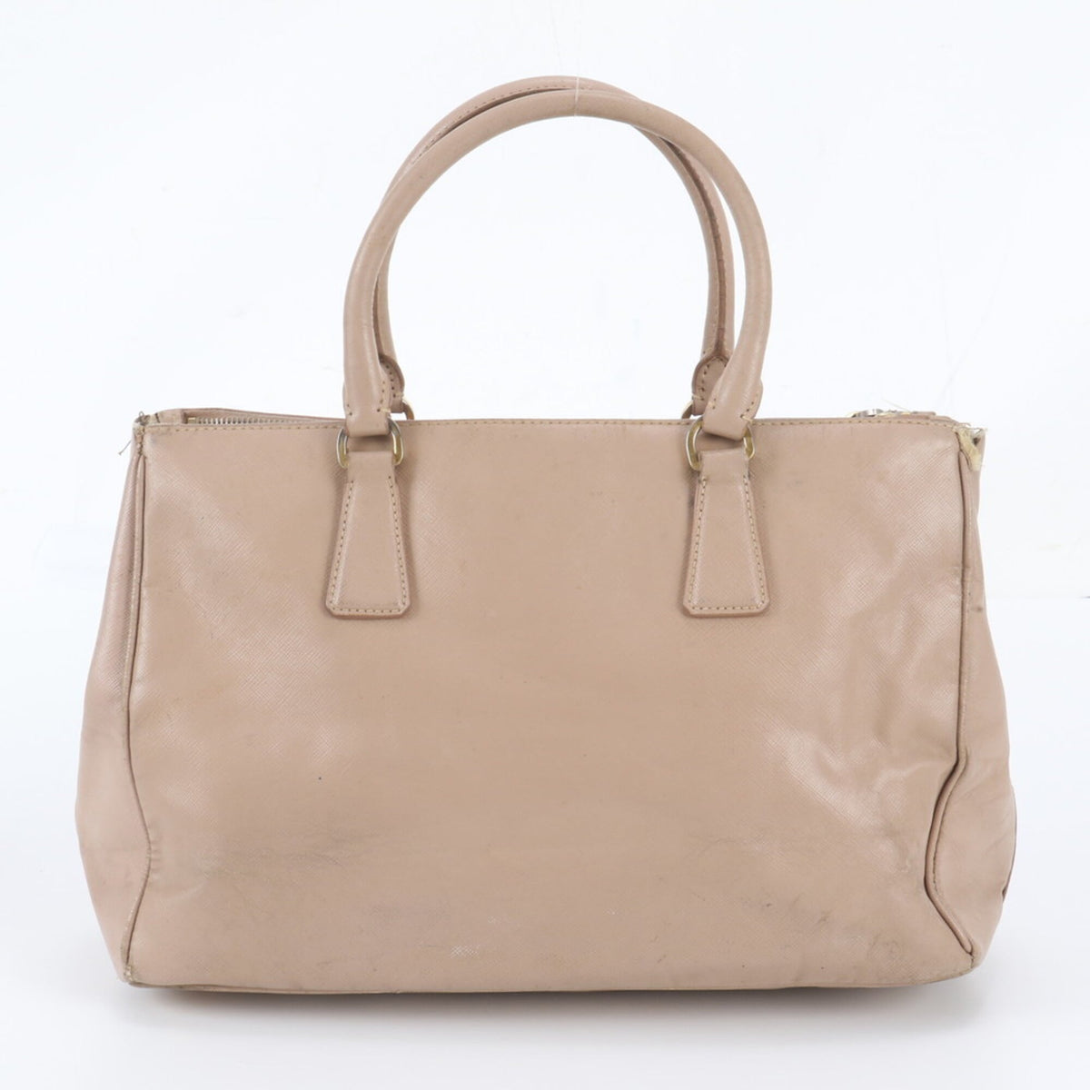 Prada Pink Leather Handbag Shoulder Bag Tote Bag (Pre-Owned)