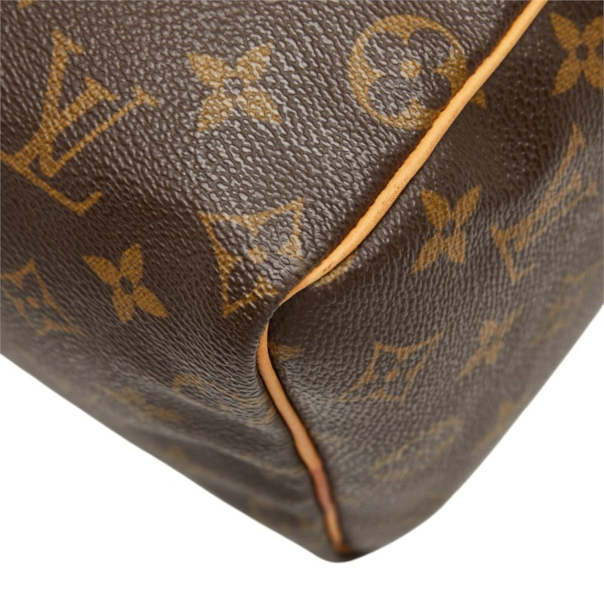 Louis Vuitton Brown Pvc Leather Boston Bag Handbag (Pre-Owned)