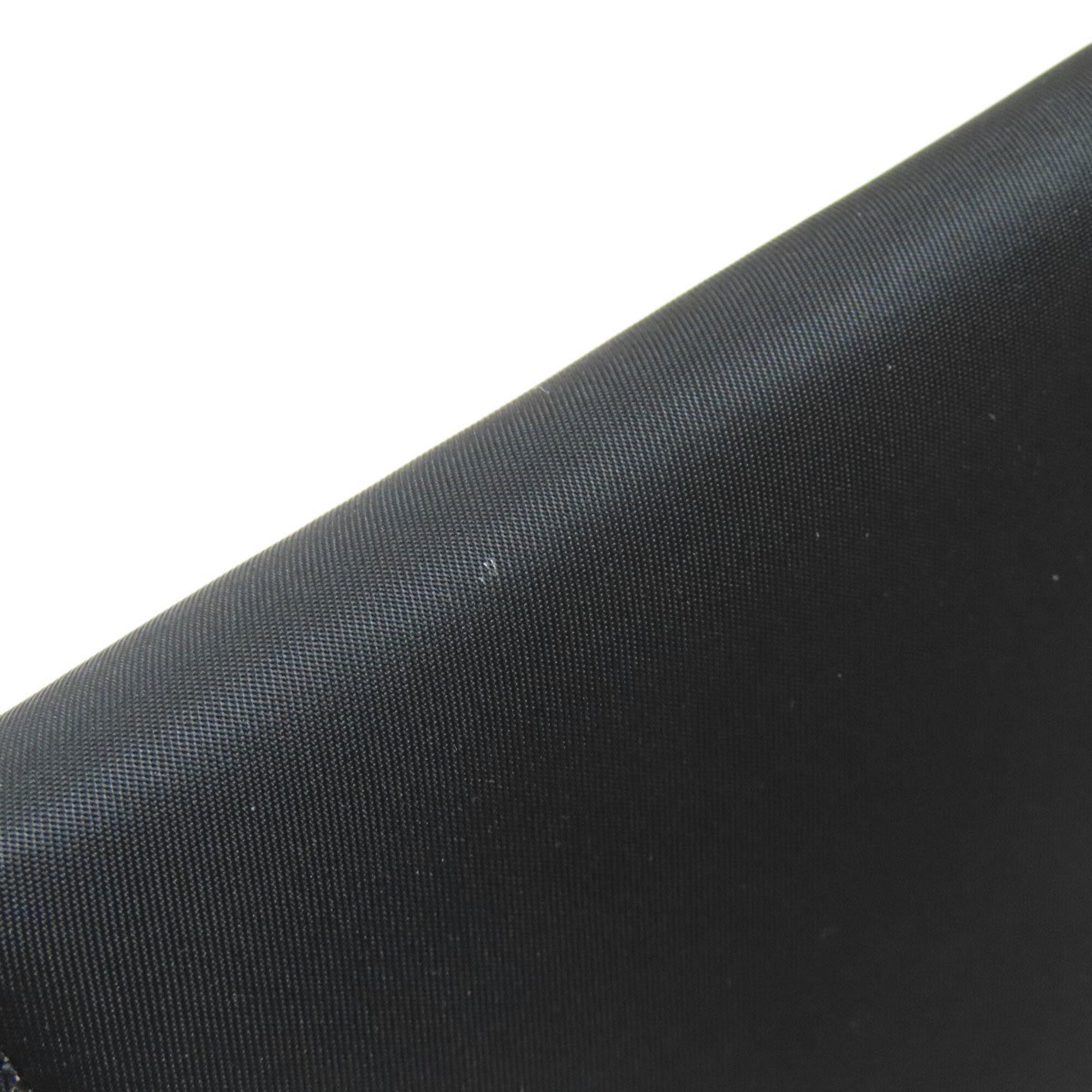Prada Black Nylon Long Wallet (Bi-Fold) (Pre-Owned)