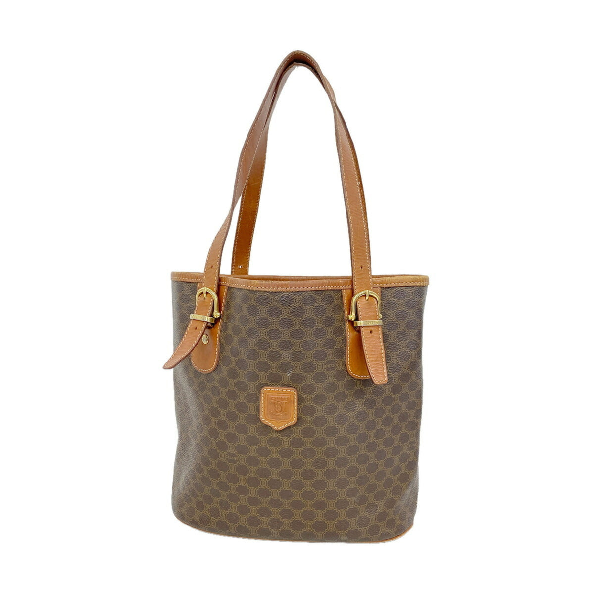 Celine Brown Pvc Tote Bag (Pre-Owned)