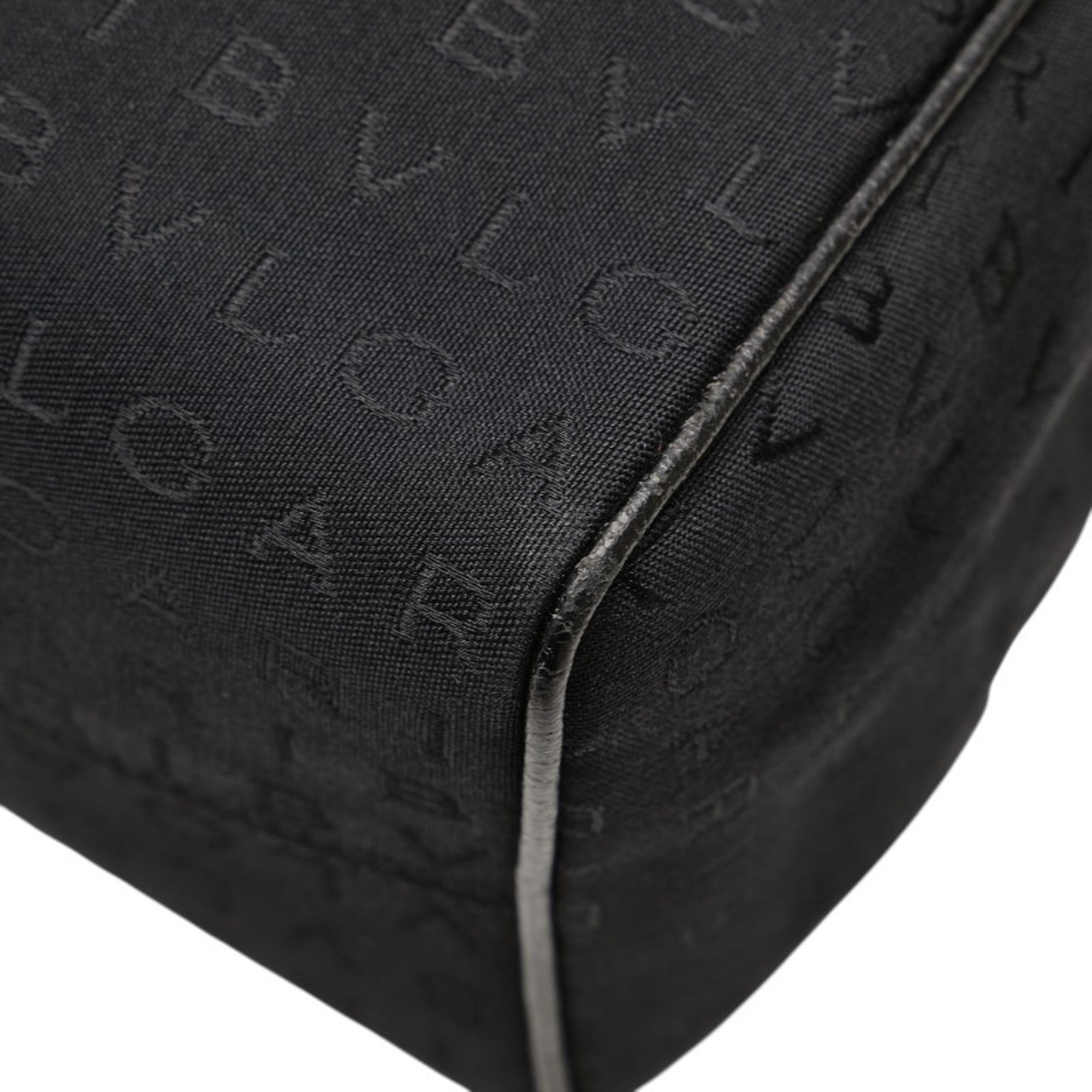 Bvlgari Black Canvas Leather Tote Bag (Pre-Owned)