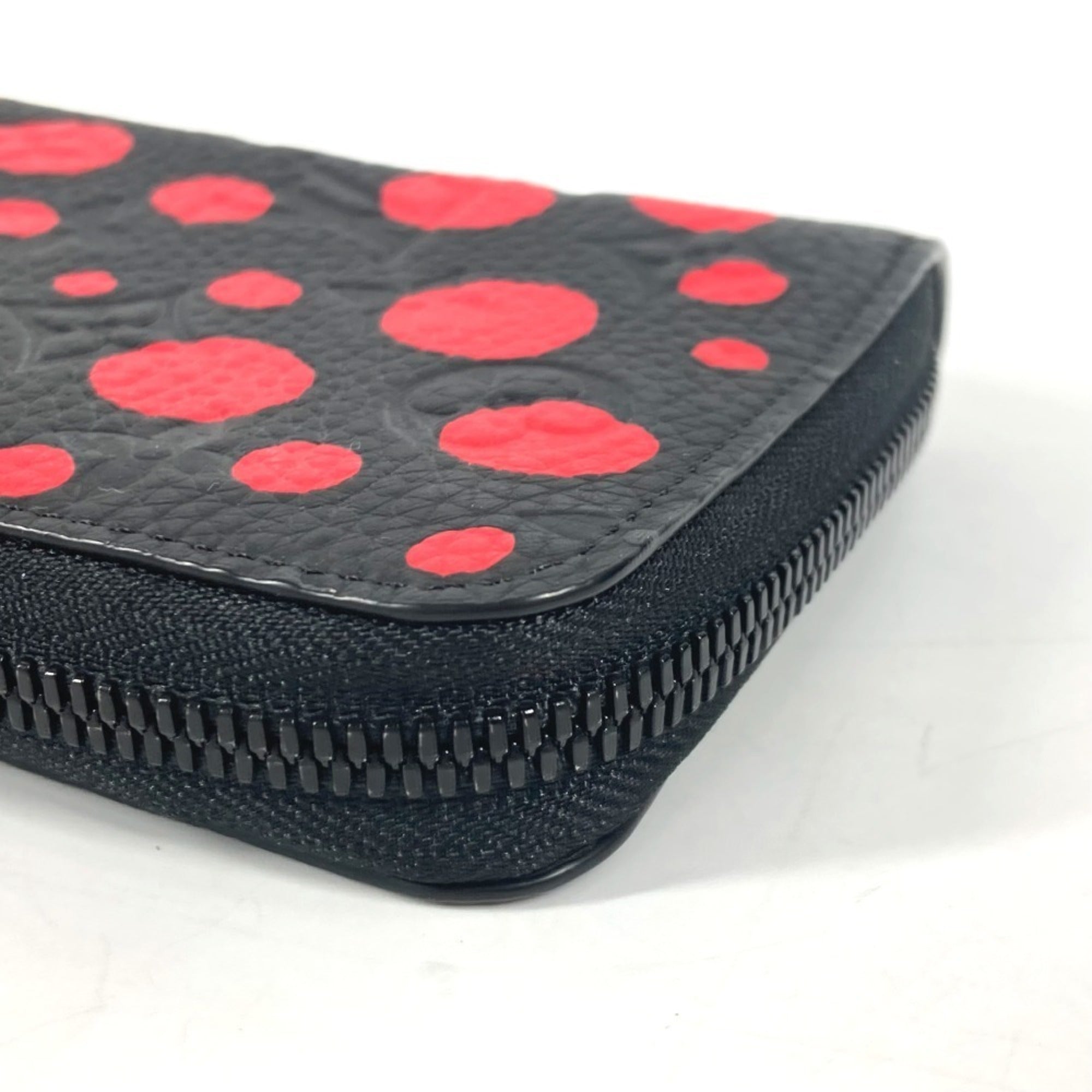 Louis Vuitton Monogram Empreinte Black Noir Red Color Monogram Empreinte Long Wallet (Bi-Fold) (Pre-Owned)