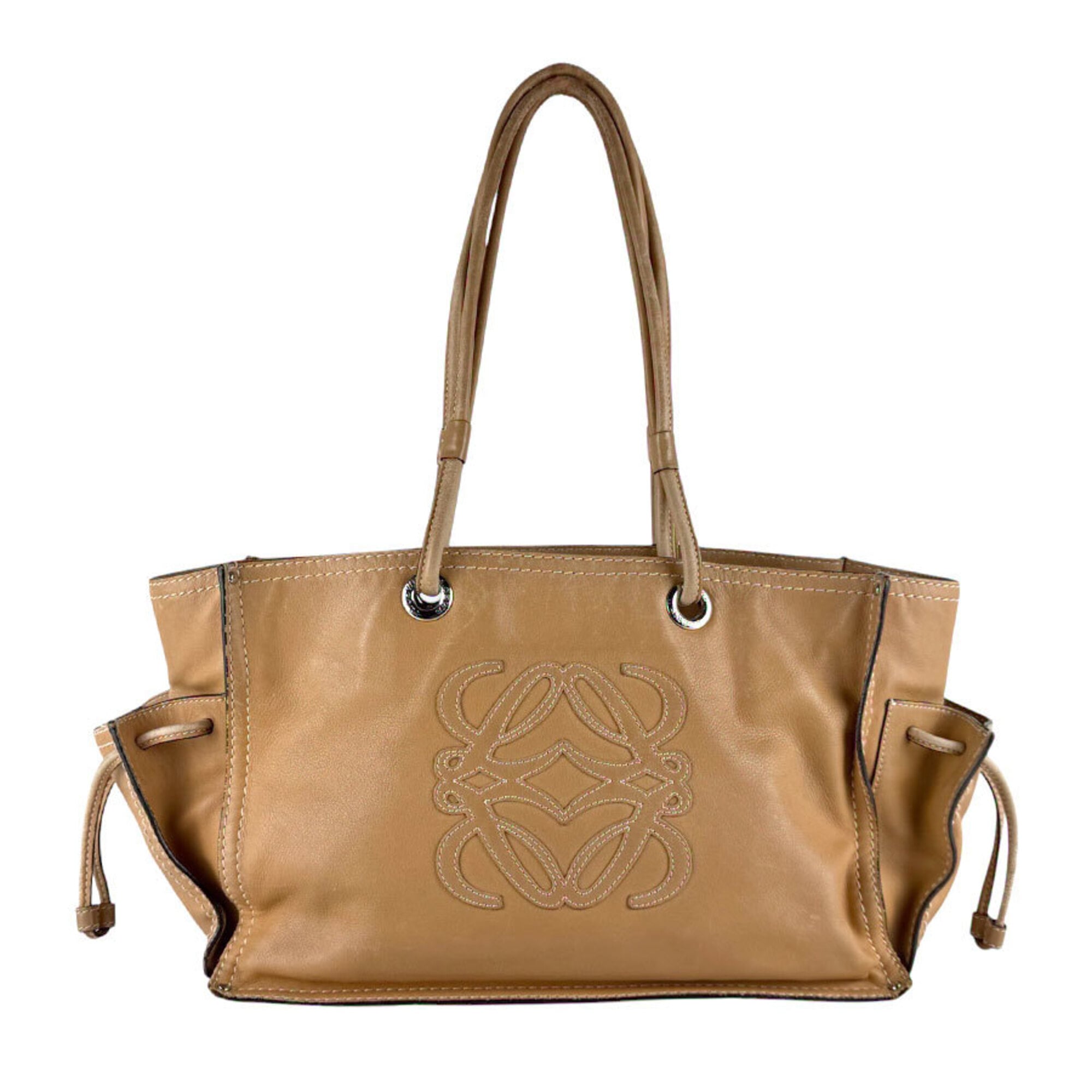 Loewe Light Brown Leather Shoulder Bag (Pre-Owned)