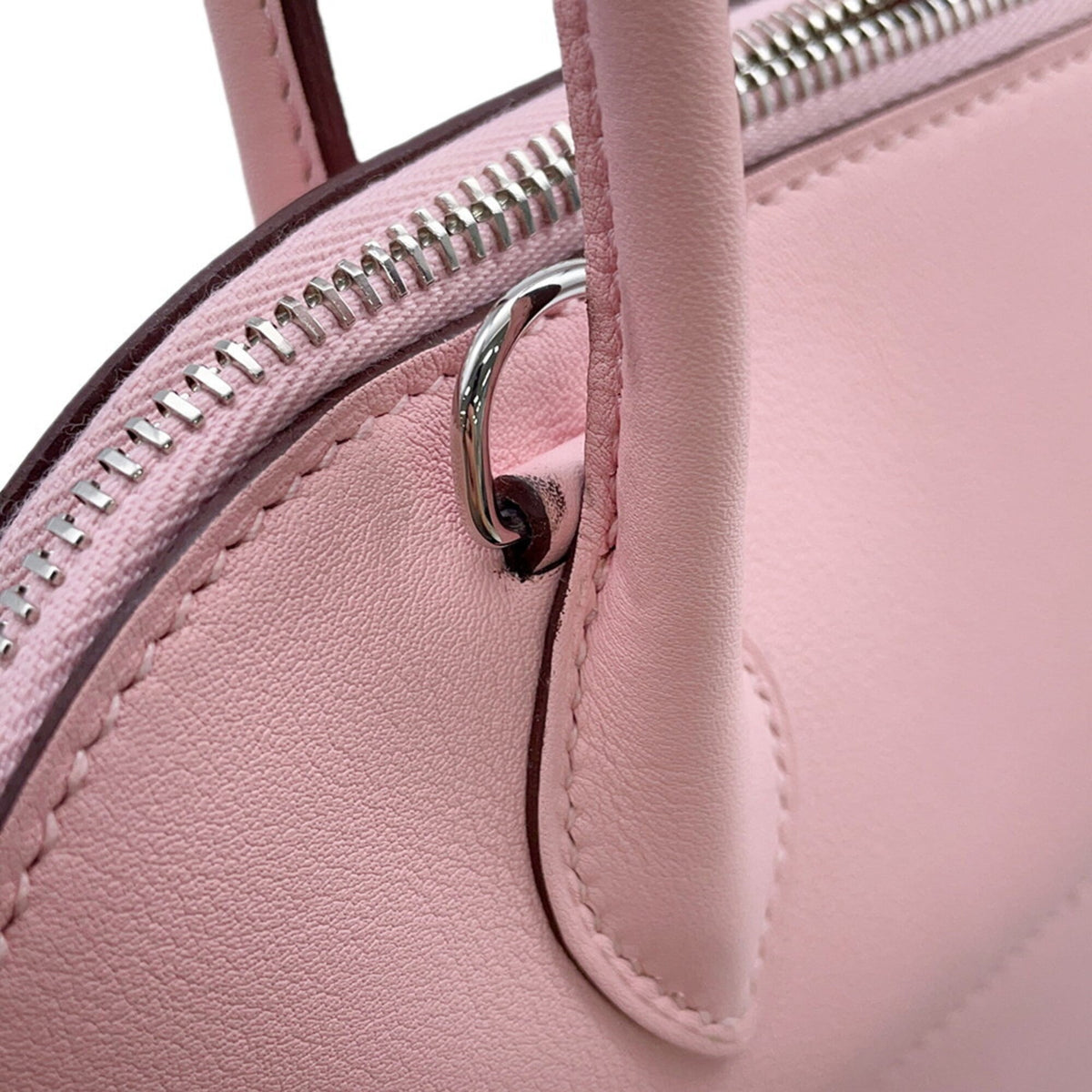 Hermes Bolide Rose Sakura Swift Leather Handbag (Pre-Owned)