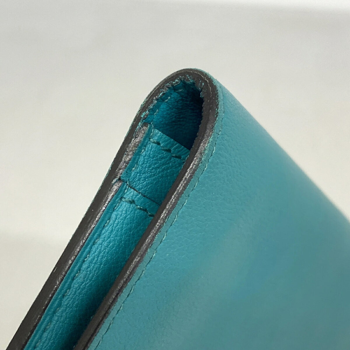 Hermes Green Swift Leather Long Wallet (Bi-Fold) (Pre-Owned)