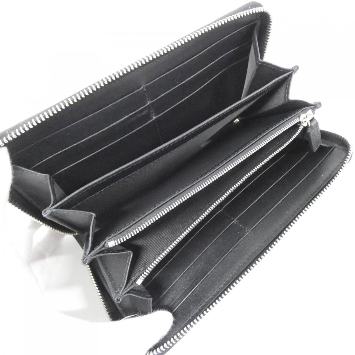 Gucci Black Leather Long Wallet (Bi-Fold) (Pre-Owned)