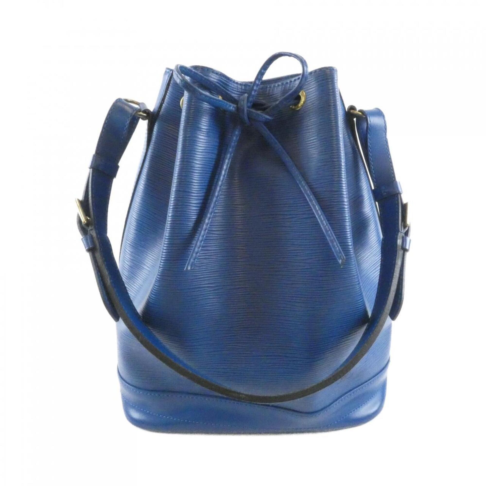 Louis Vuitton Blue Leather Shoulder Bag (Pre-Owned)