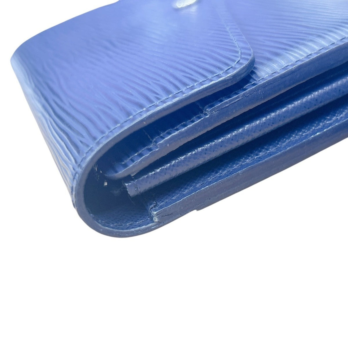 Louis Vuitton Blue Epi Leather Long Wallet (Bi-Fold) (Pre-Owned)
