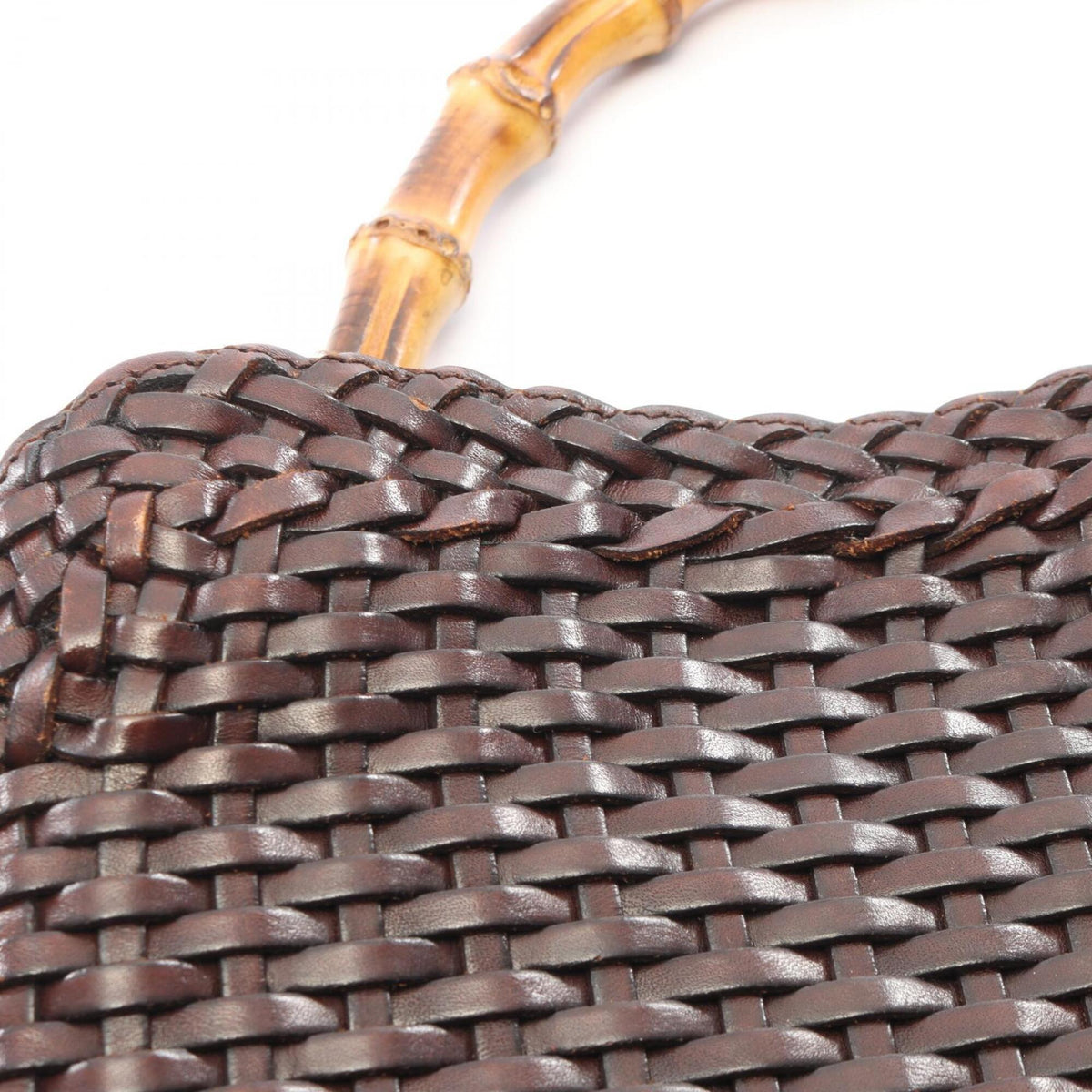 Gucci Brown Leather Handbag (Pre-Owned)