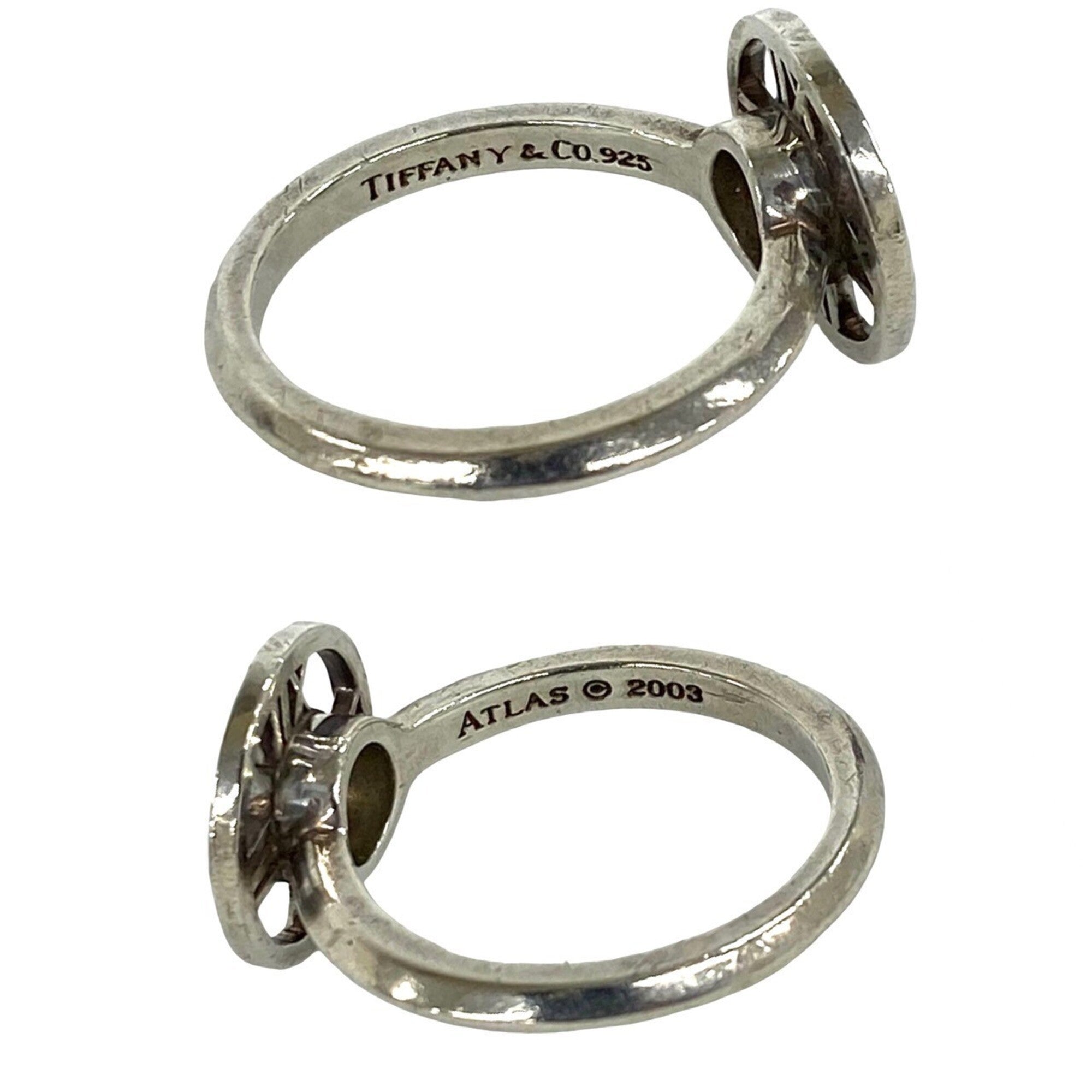 Tiffany Silver Silver 925 Band Ring (Pre-Owned)