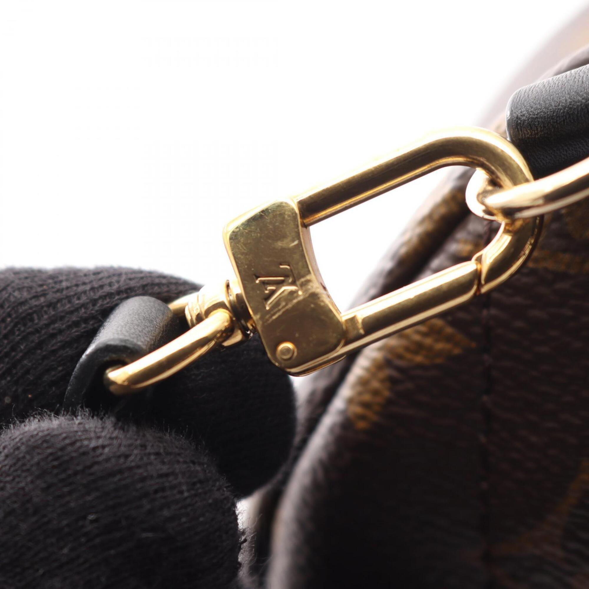 Louis Vuitton Black Brown Monogram Monogram Backpack (Pre-Owned)