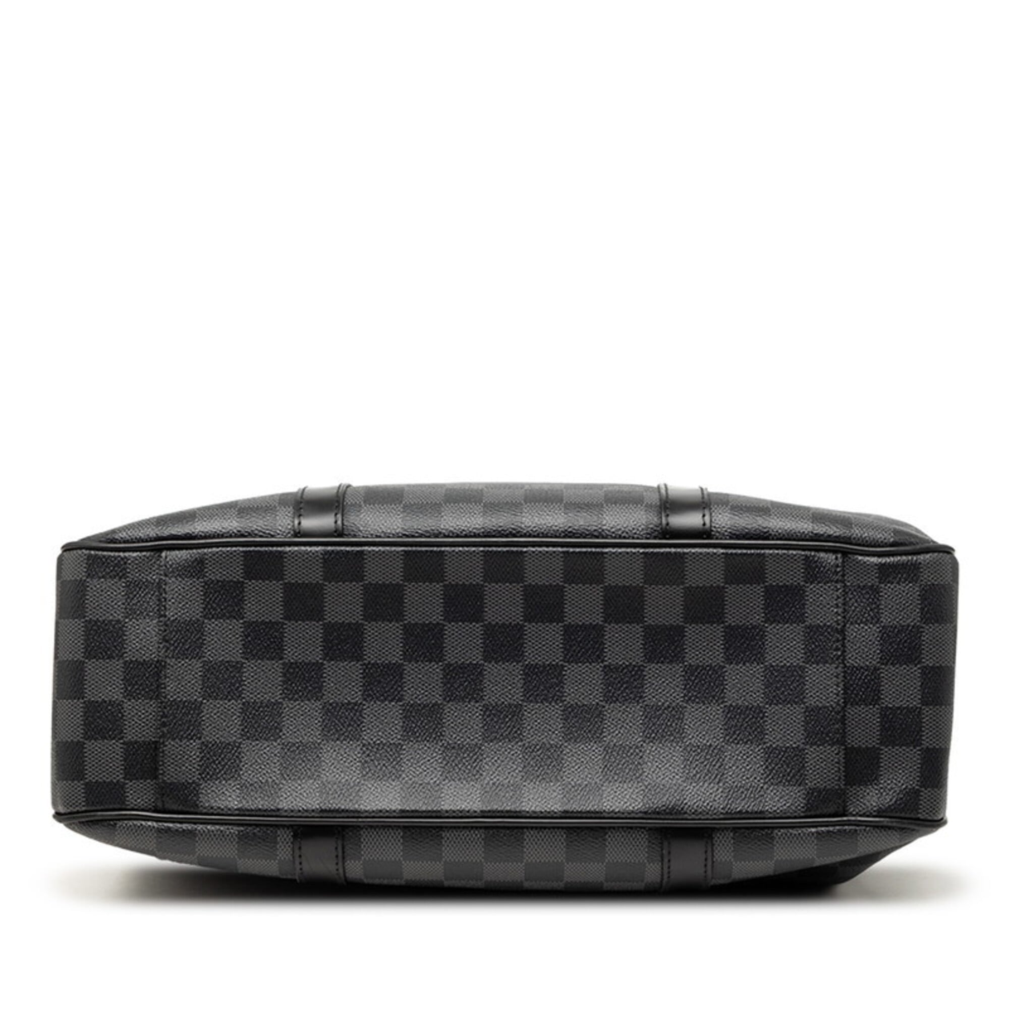 Louis Vuitton Damier Graphite Black Gray Pvc Leather Shoulder Bag Tote Bag (Pre-Owned)