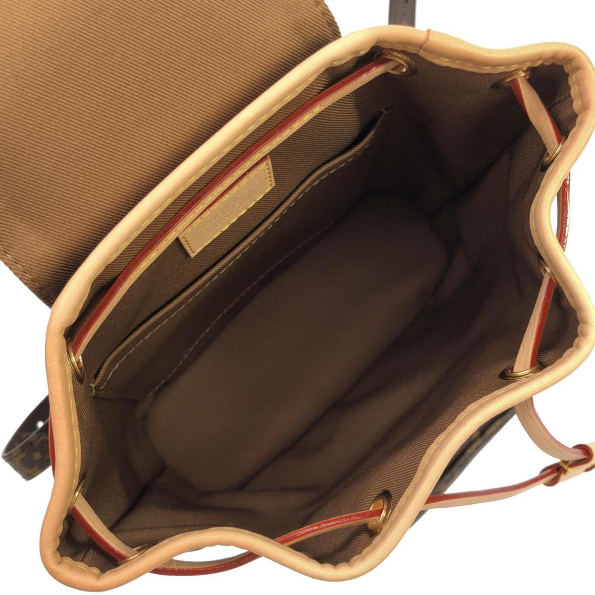 Louis Vuitton Marron Coated Canvas Backpack (Pre-Owned)