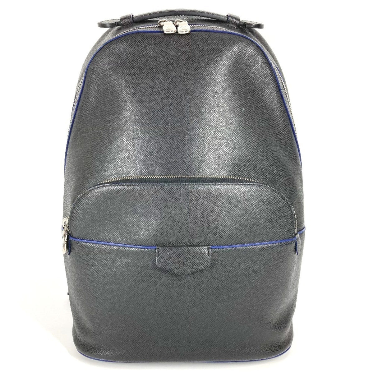 Louis Vuitton Ardoise Bicolor Black Blue Taiga Leather Backpack (Pre-Owned)