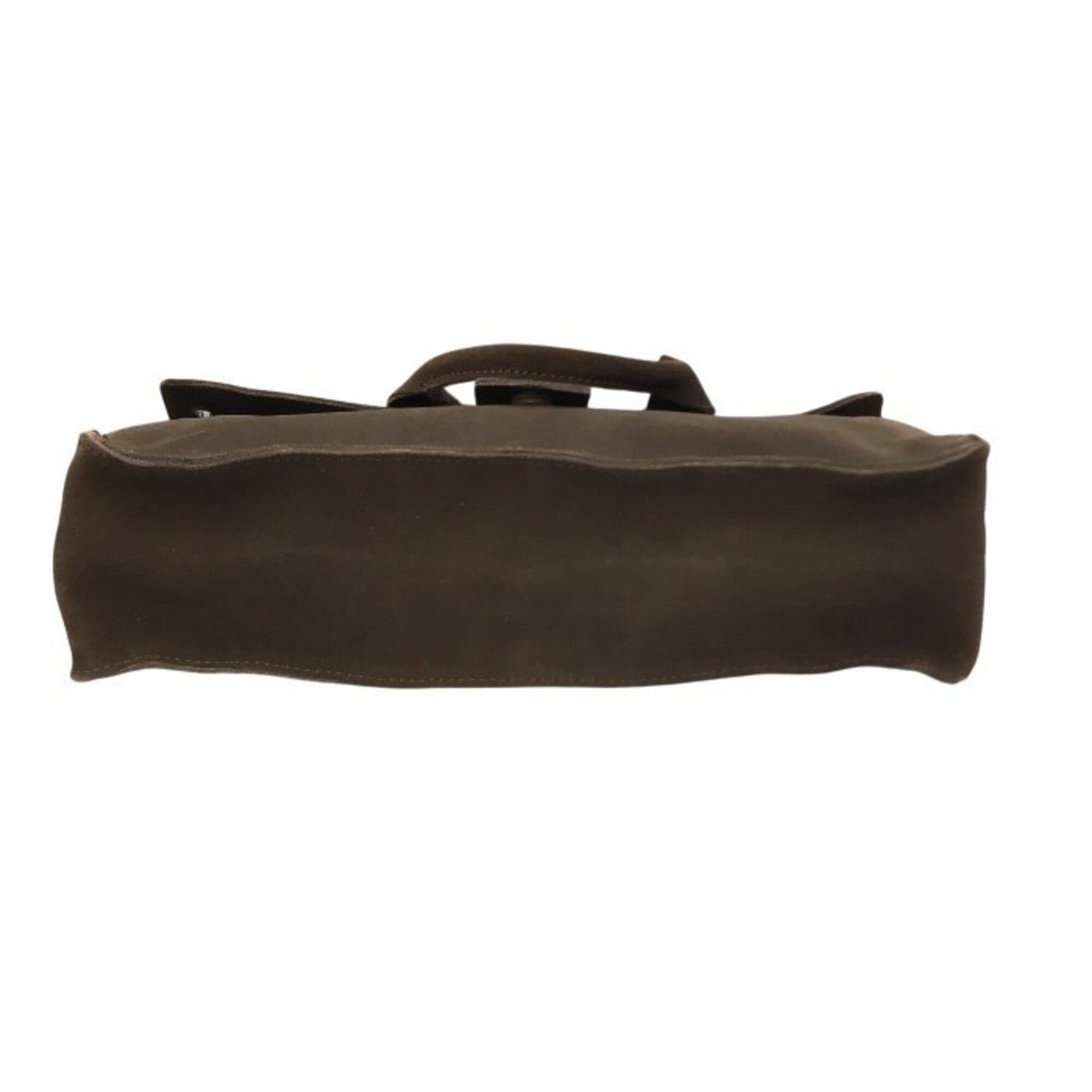 Dolce & Gabbana Brown Suede Leather Tote Bag (Pre-Owned)