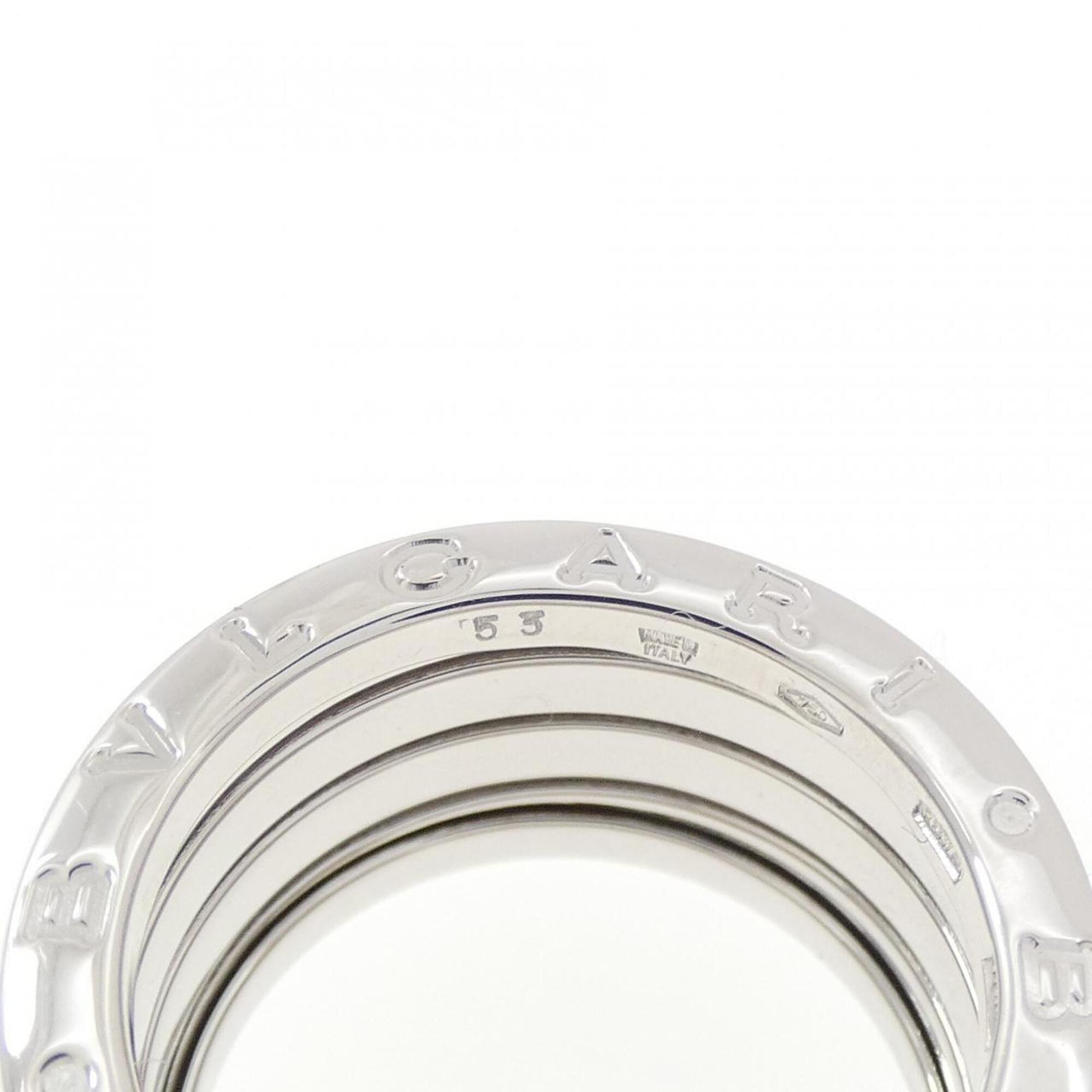 Bvlgari Silver White Gold (18K) Band Ring (Pre-Owned)