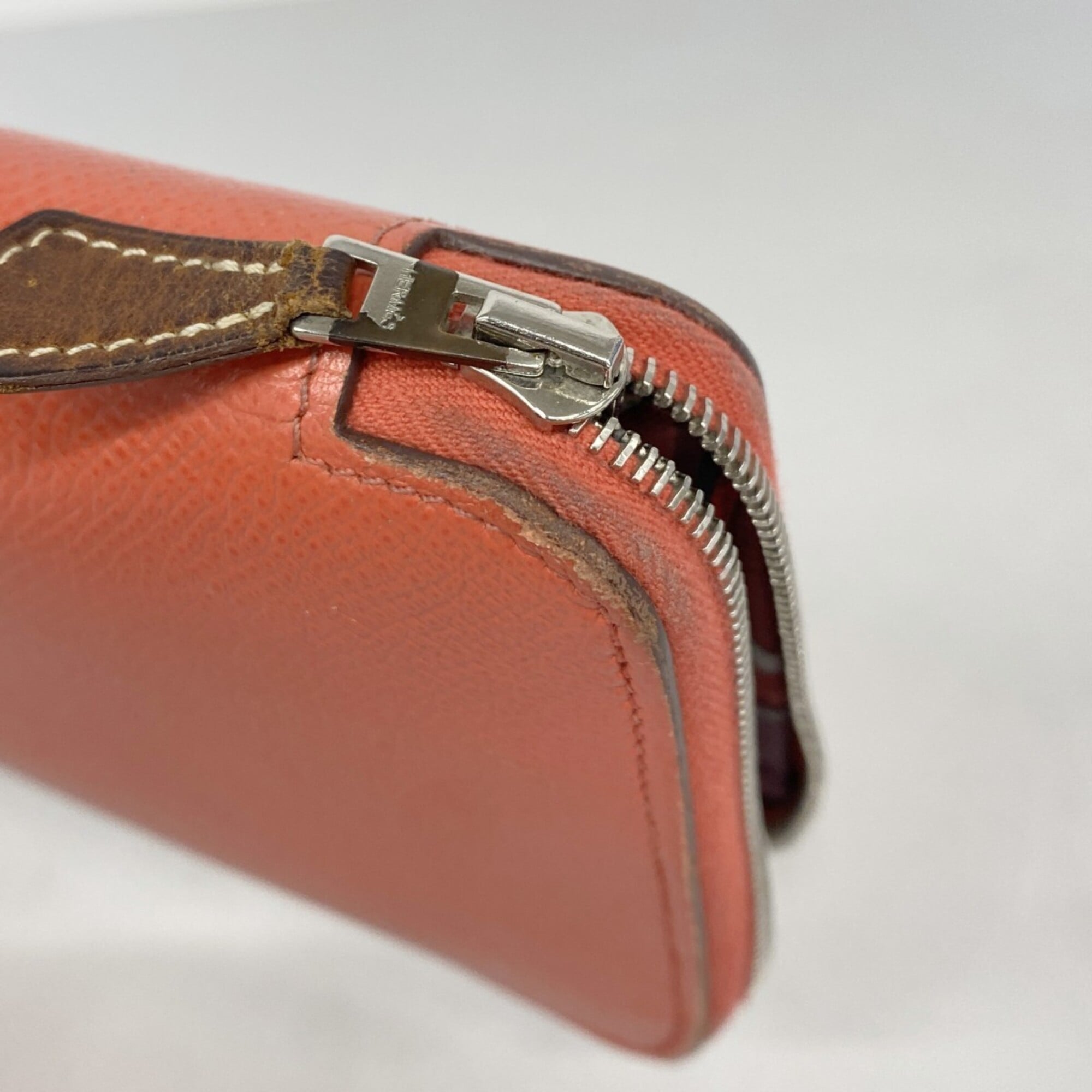 Hermes Rose Jaipur Epsom Leather Long Wallet (Bi-Fold) (Pre-Owned)