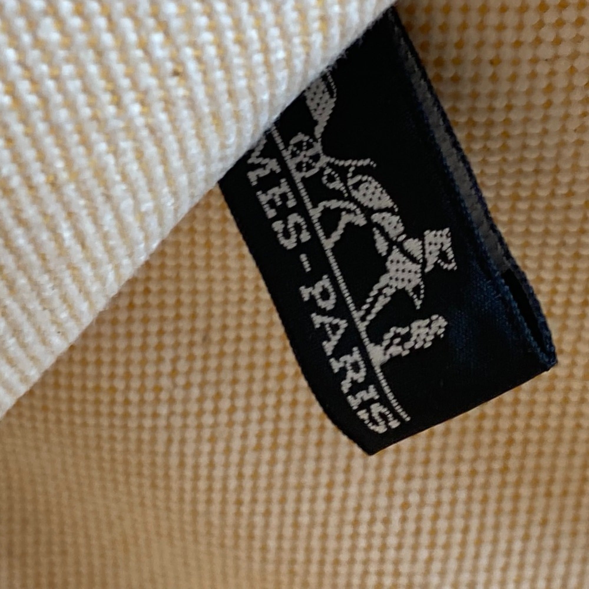 Hermes Yellow Canvas Shoulder Bag Tote Bag (Pre-Owned)