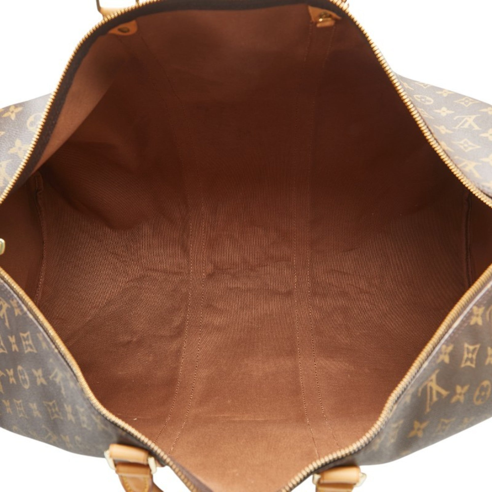 Louis Vuitton Brown Pvc Leather Boston Bag (Pre-Owned)