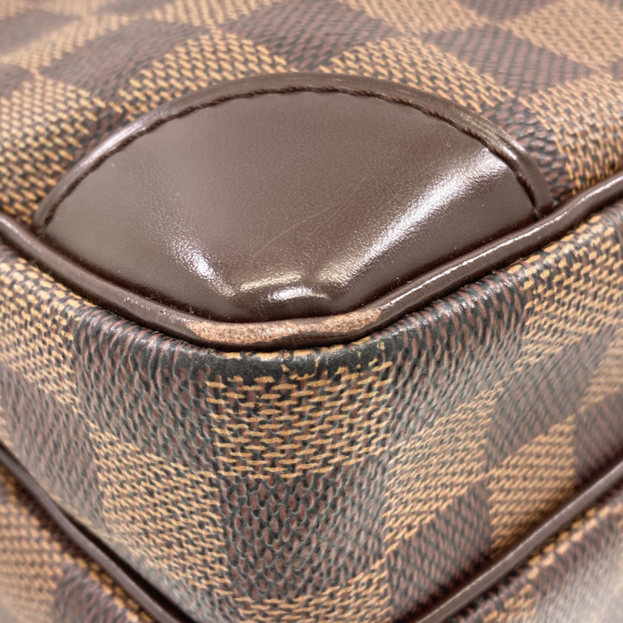 Louis Vuitton Damier Canvas Ebene Damier Canvas Shoulder Bag (Pre-Owned)