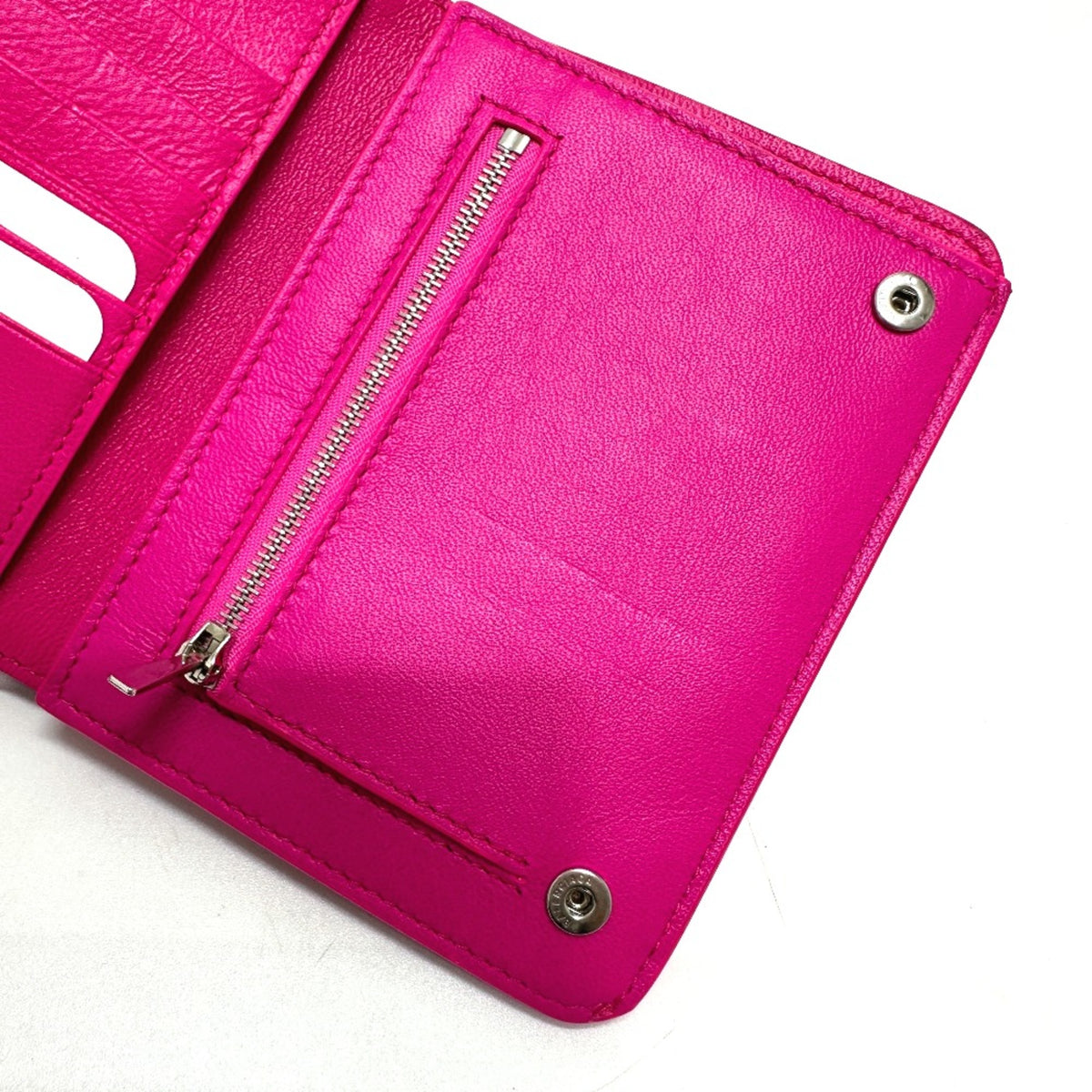 Balenciaga Pink Leather Wallet (Bi-Fold) (Pre-Owned)
