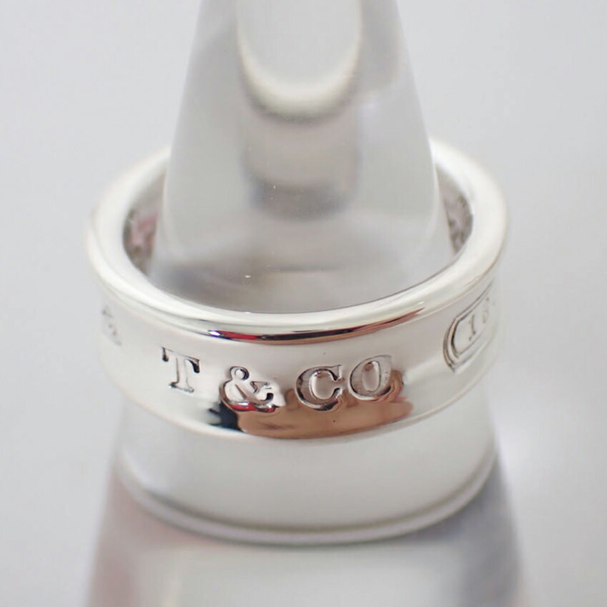 Tiffany Sterling Silver 925 Band Ring (Pre-Owned)