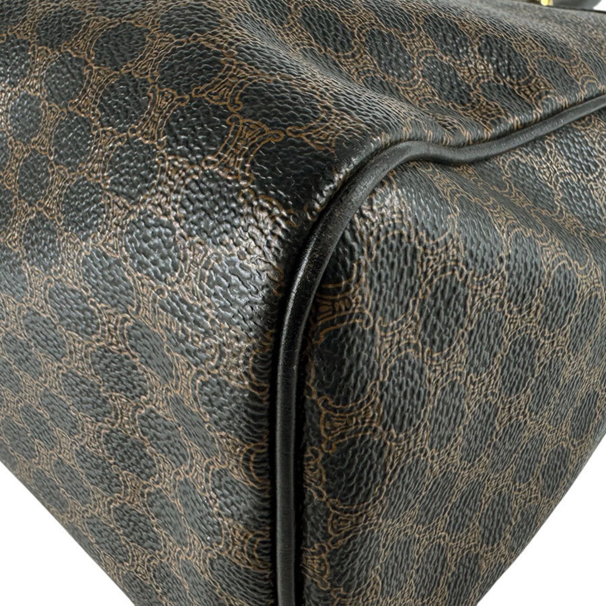 Celine Black Coated Canvas Handbag (Pre-Owned)