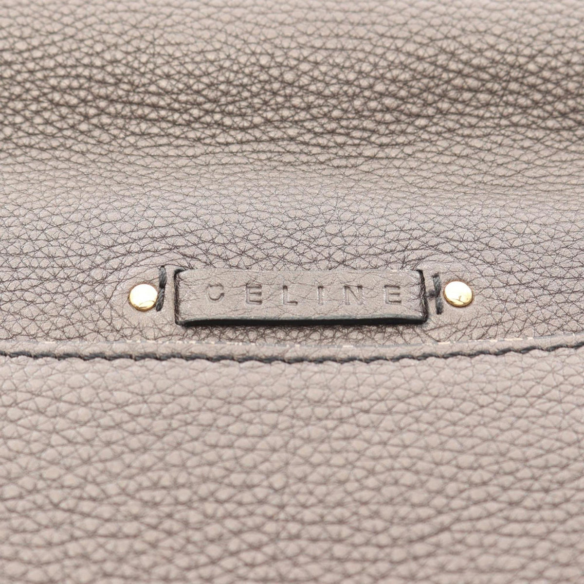 Celine Brown Leather Handbag Messenger Bag Shoulder Bag (Pre-Owned)