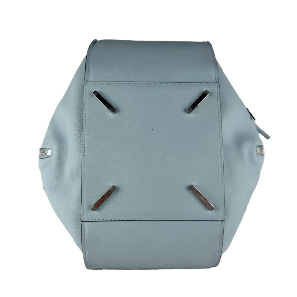 Loewe Light Blue Leather Handbag Shoulder Bag (Pre-Owned)