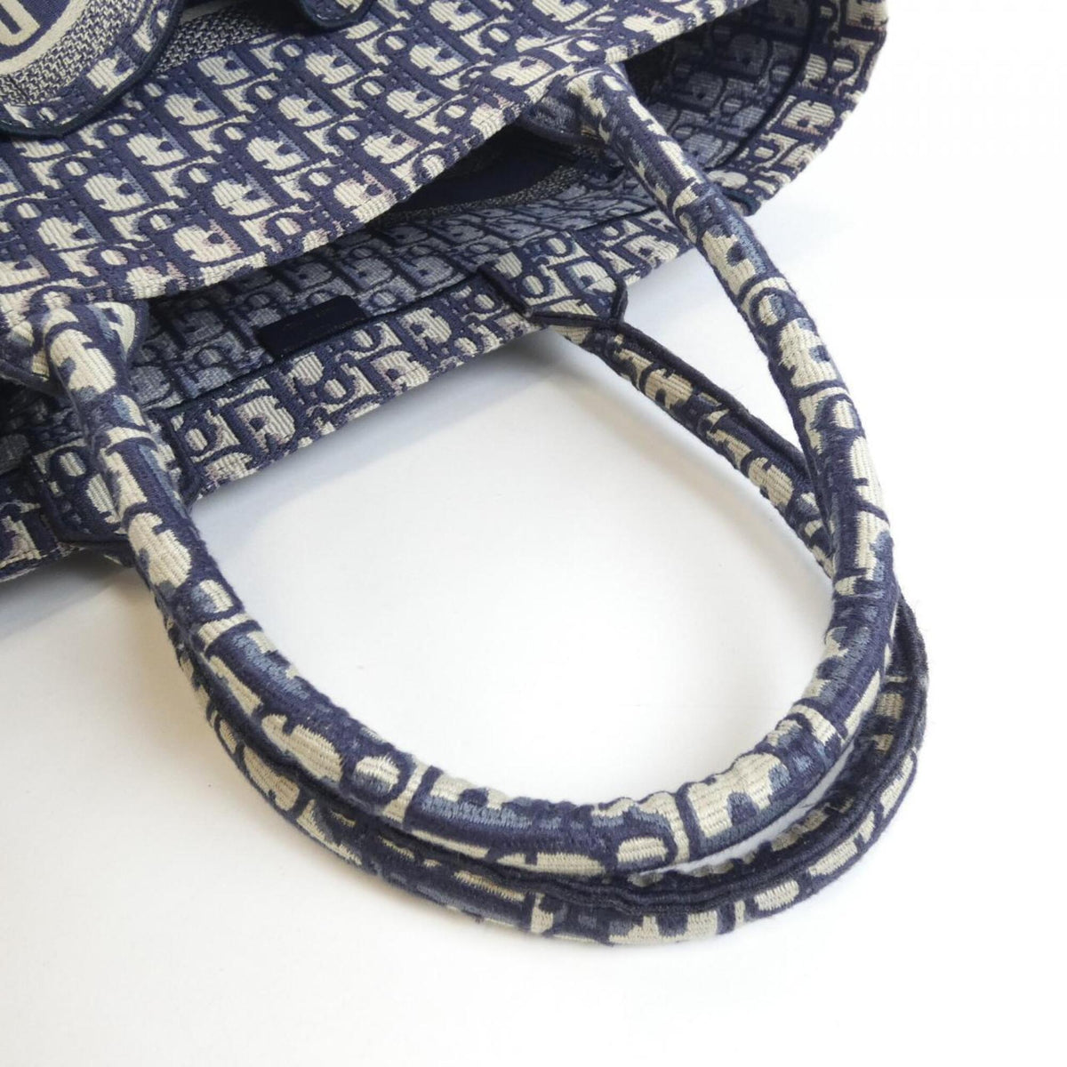 Christian Dior Blue Canvas Handbag (Pre-Owned)