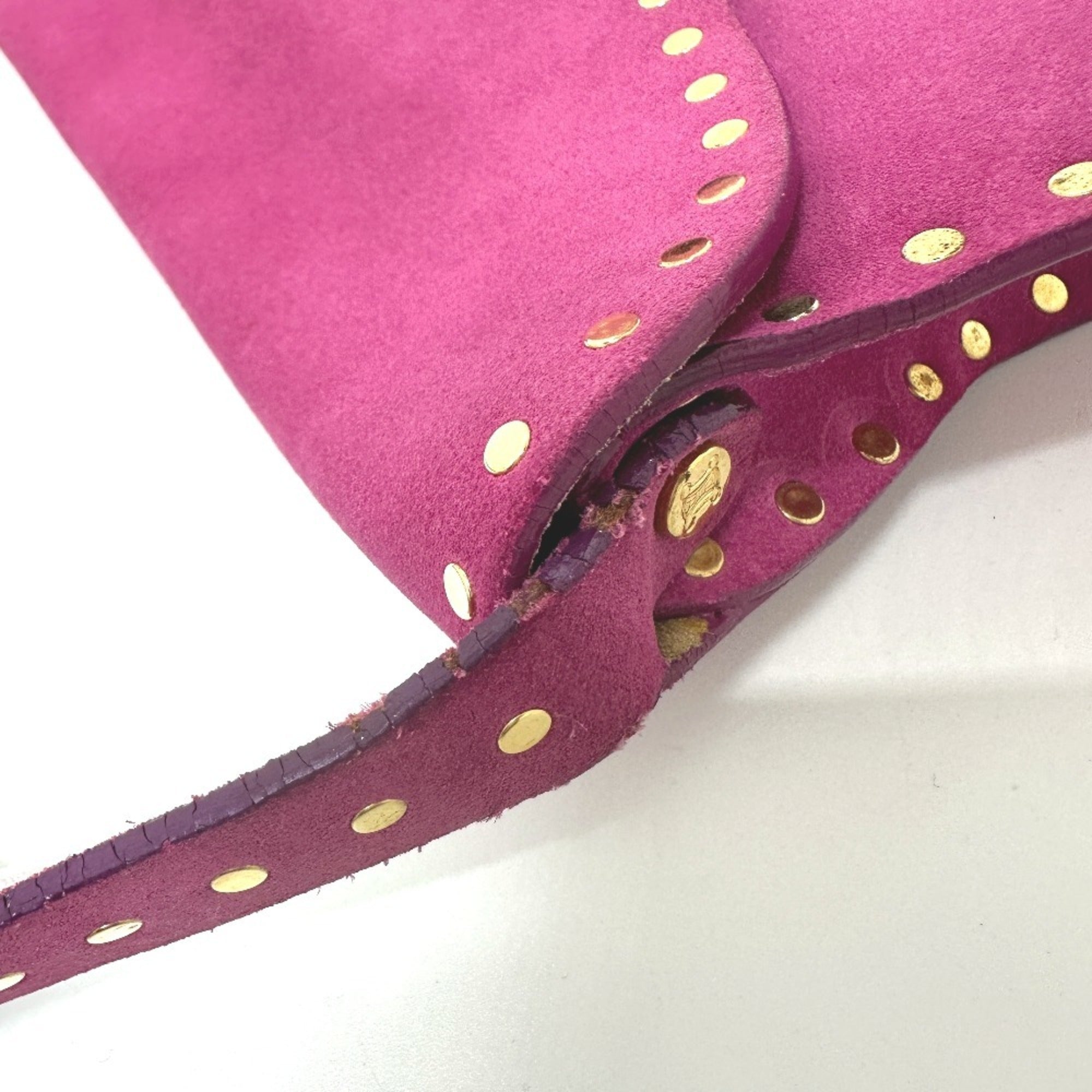 Celine Pink Suede Shoulder Bag (Pre-Owned)