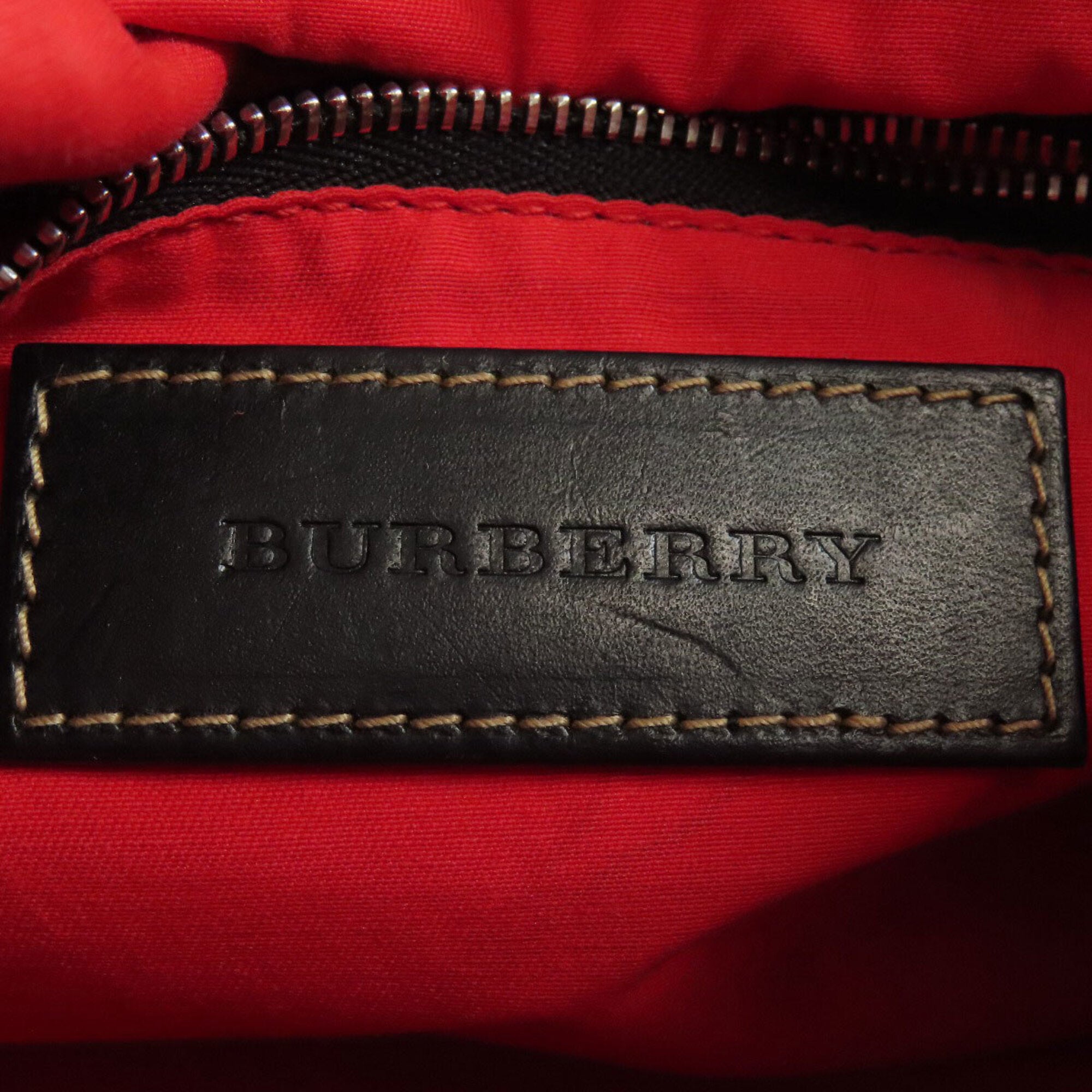Burberry Brown Nylon Shoulder Bag (Pre-Owned)