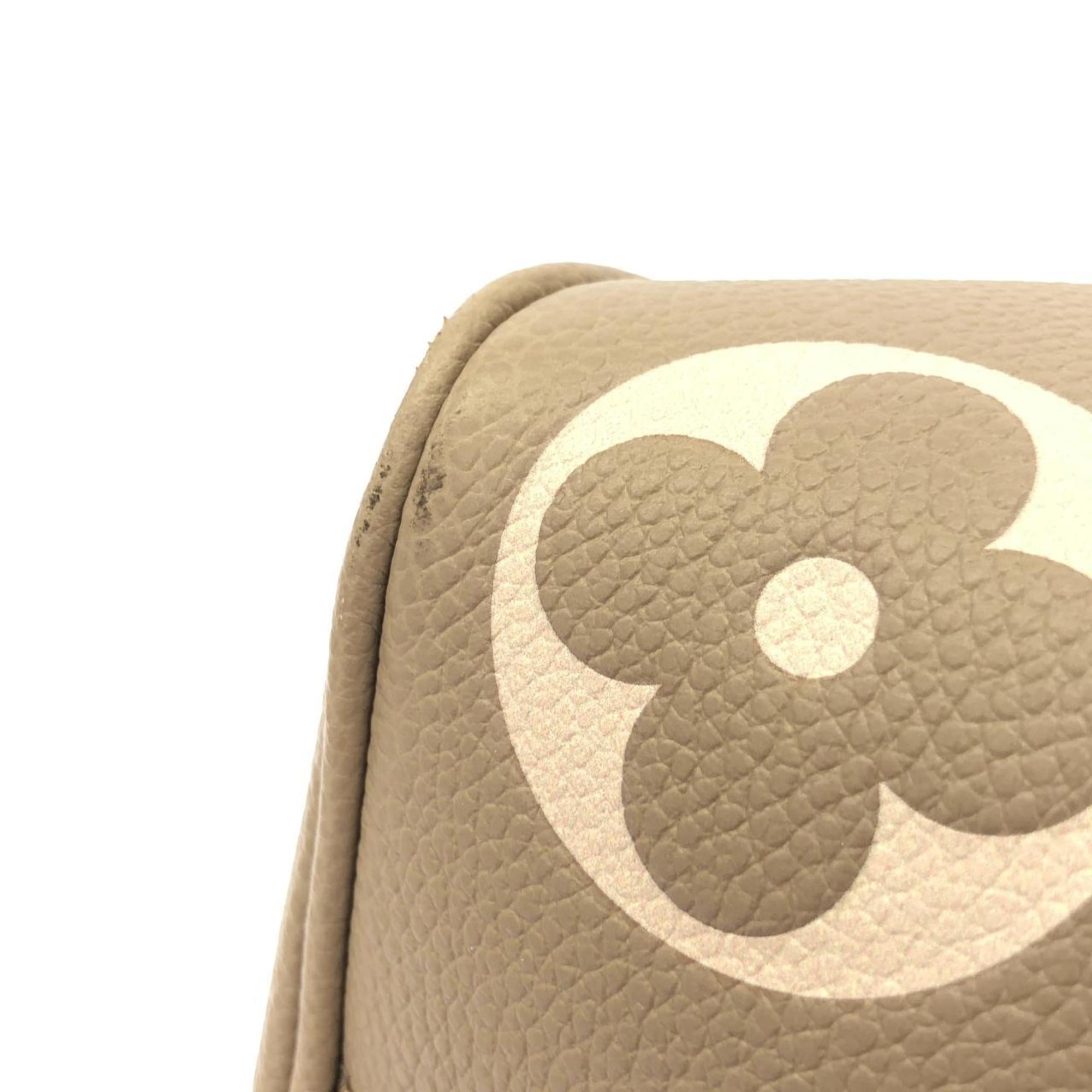 Louis Vuitton Cream Tourterelle Leather Boston Bag (Pre-Owned)