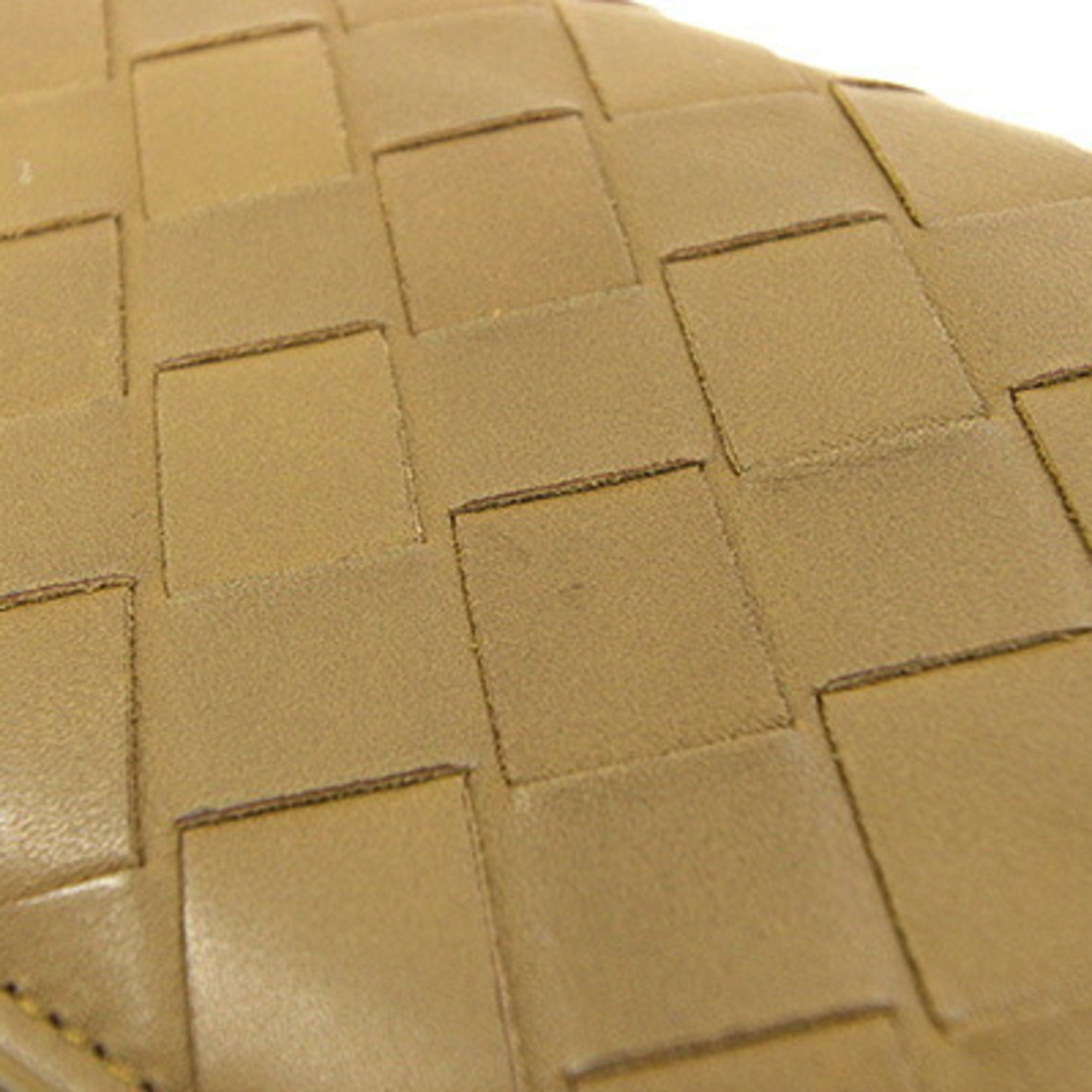 Bottega Veneta Light Brown Leather Long Bill Wallet (Bi-Fold) (Pre-Owned)