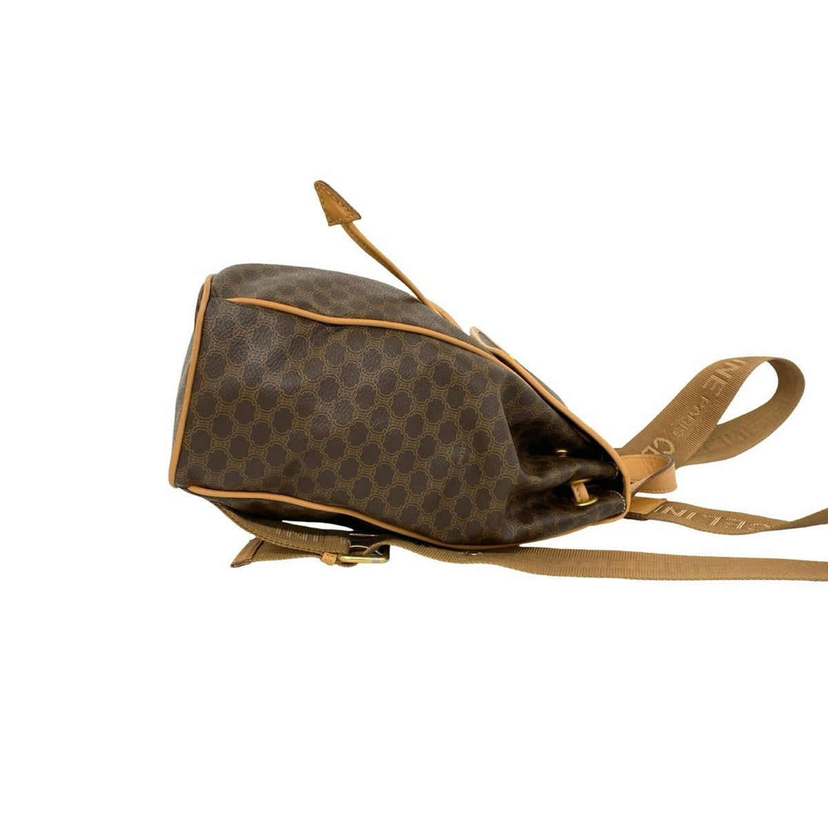 Celine Brown Pvc Leather Backpack (Pre-Owned)