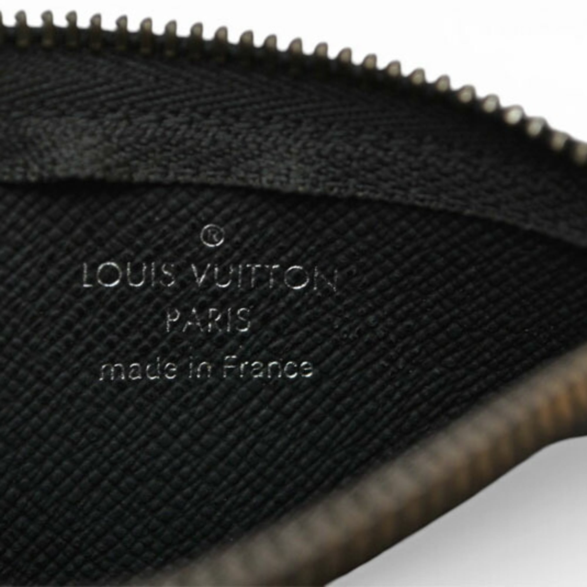 Louis Vuitton Monogram Eclipse Black Gray Monogram Eclipse Coin Purse/Coin Case (Pre-Owned)