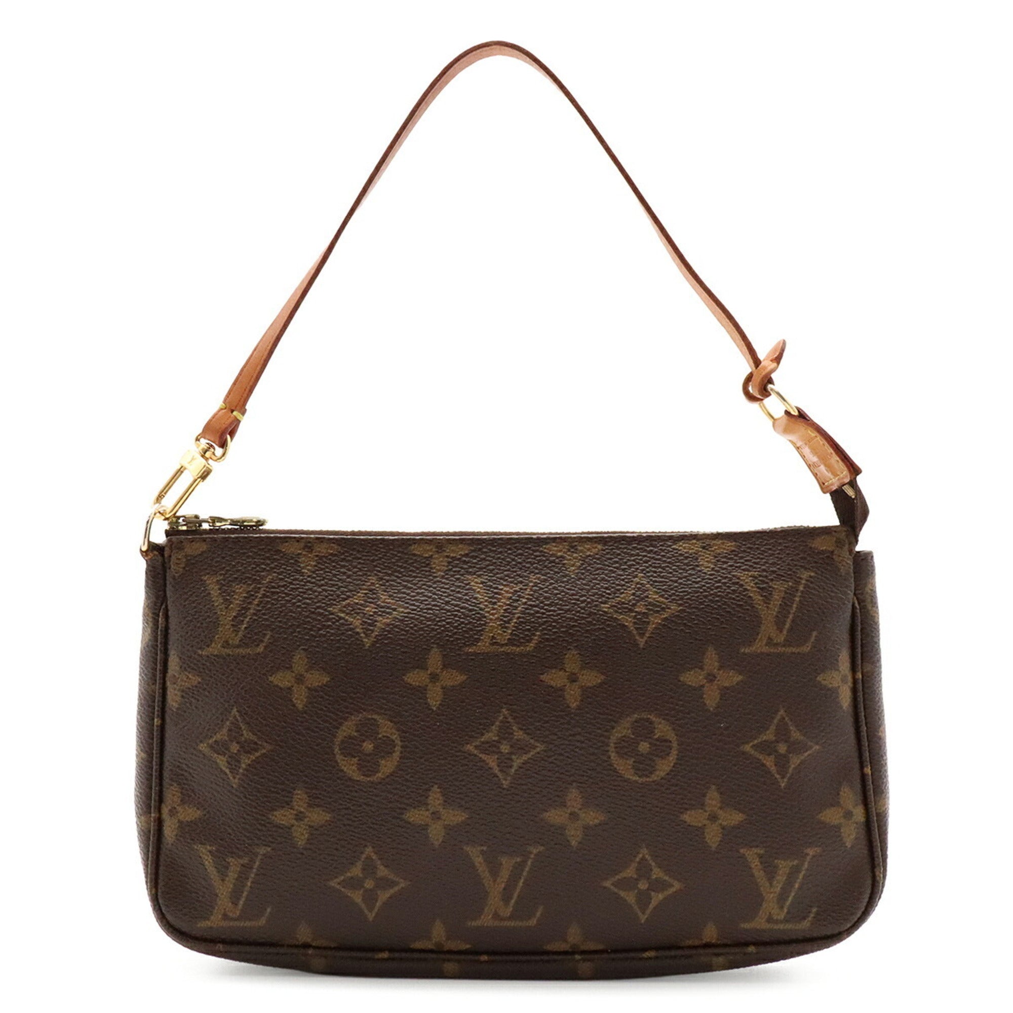 Louis Vuitton Monogram Brown Monogram Handbag Pochette (Pre-Owned)