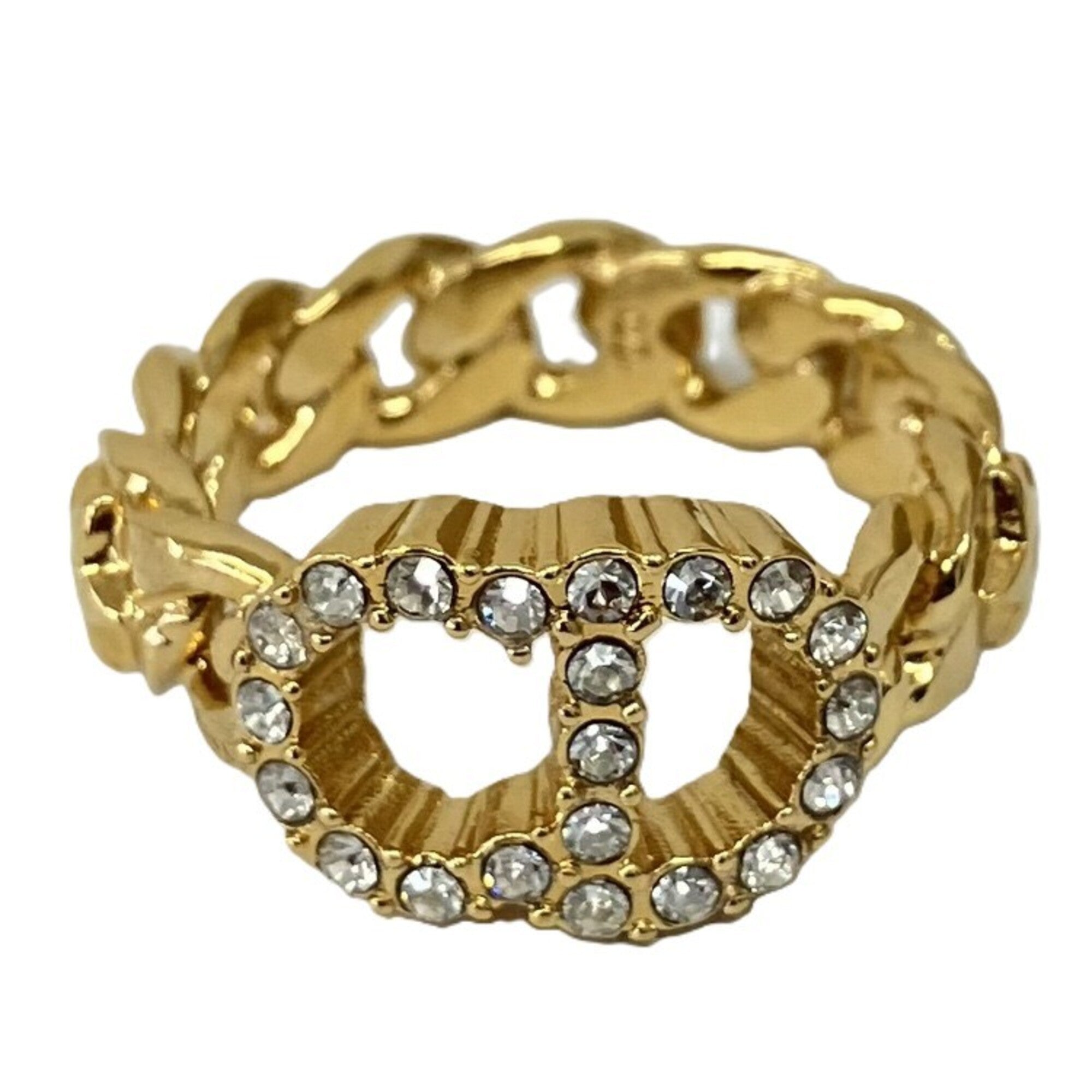 Christian Dior Yellow Gold Band Ring (Pre-Owned)