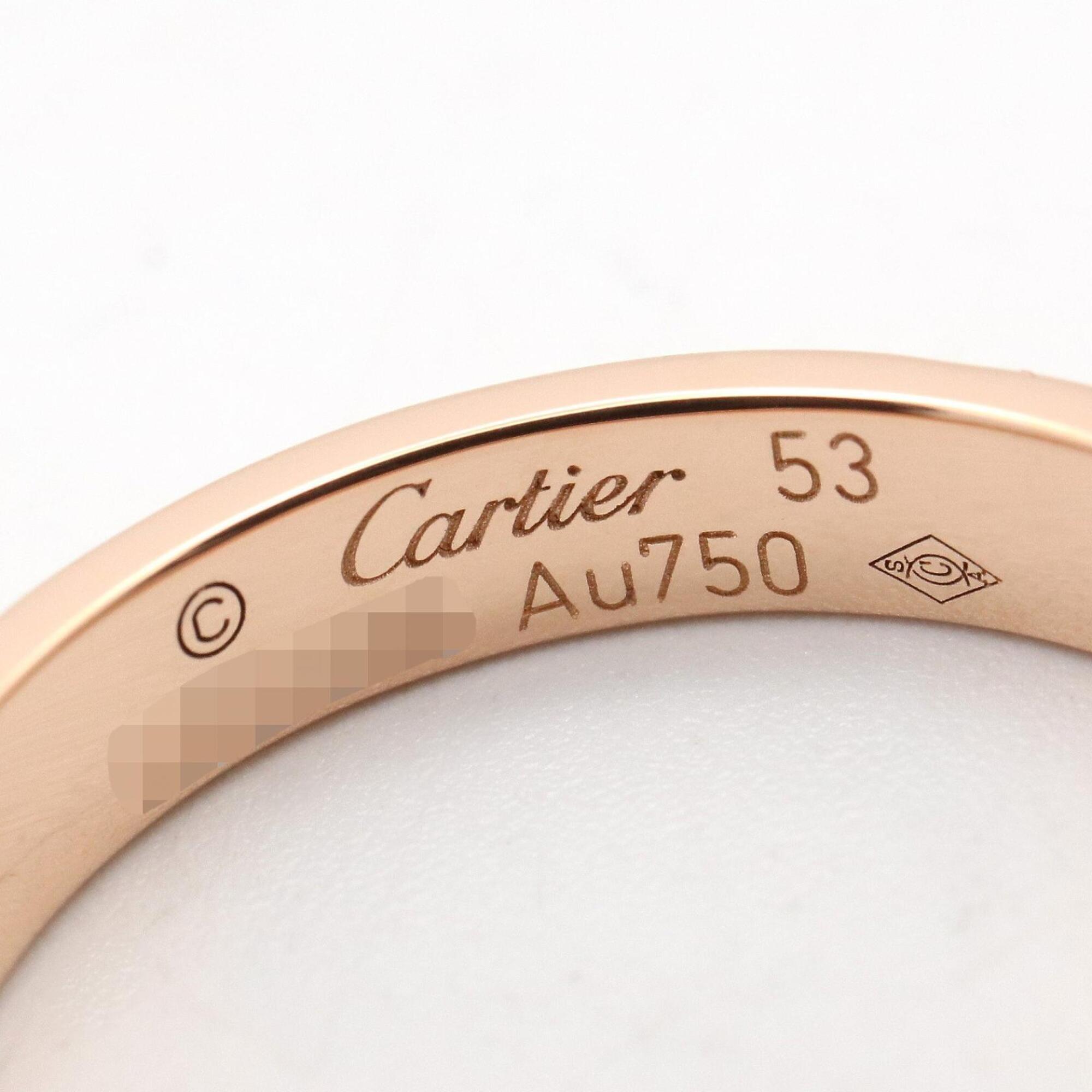 Cartier Gold Pink Gold (18K) Band Ring (Pre-Owned)