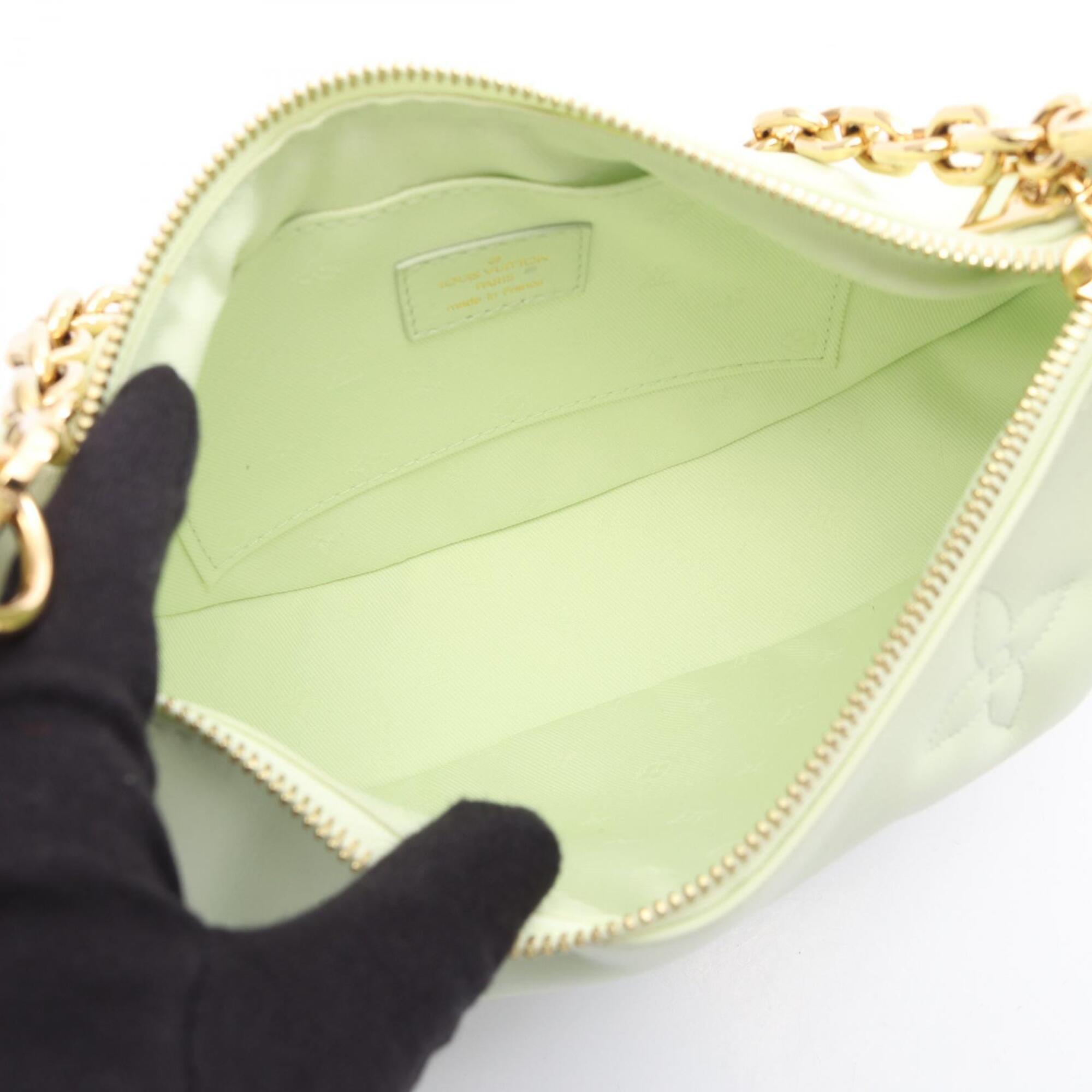 Louis Vuitton Green Leather Handbag (Pre-Owned)