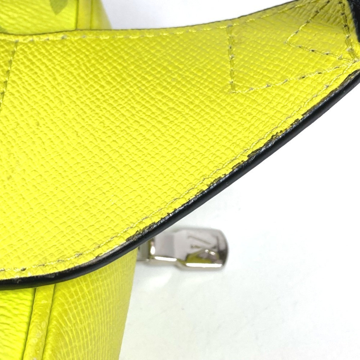 Louis Vuitton Yellow Taigarama Monogram Canvas Shoulder Bag Sling Bag (Pre-Owned)